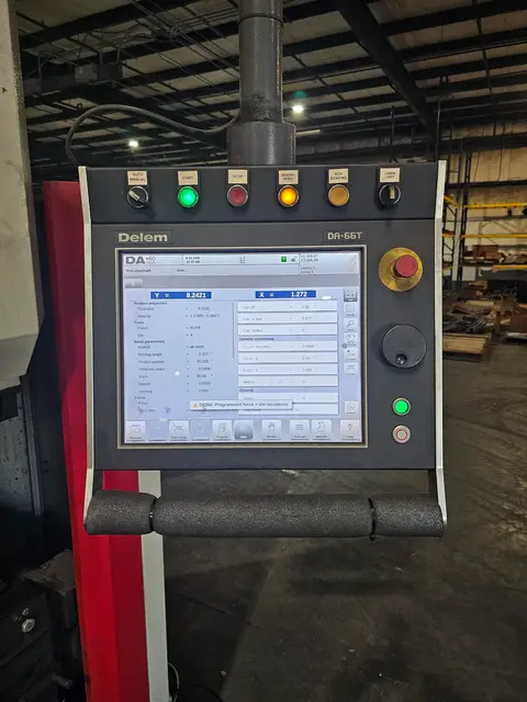 242 Ton, Dener #DEXL-22040-ACZL, CNC Hydraulic Press Brake, 13.2' overall, 13.8" stroke, 17.7" throat, 23.6" - Image 4