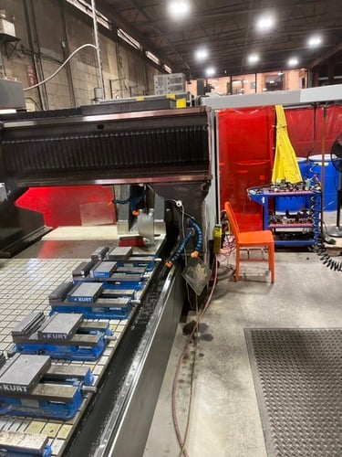 Haas #GR-510, CNC gantry router, 4' x 10' table, 121" X Travel, 61" Y Travel, 11" Z, 15 HP, 40 taper - Image 2