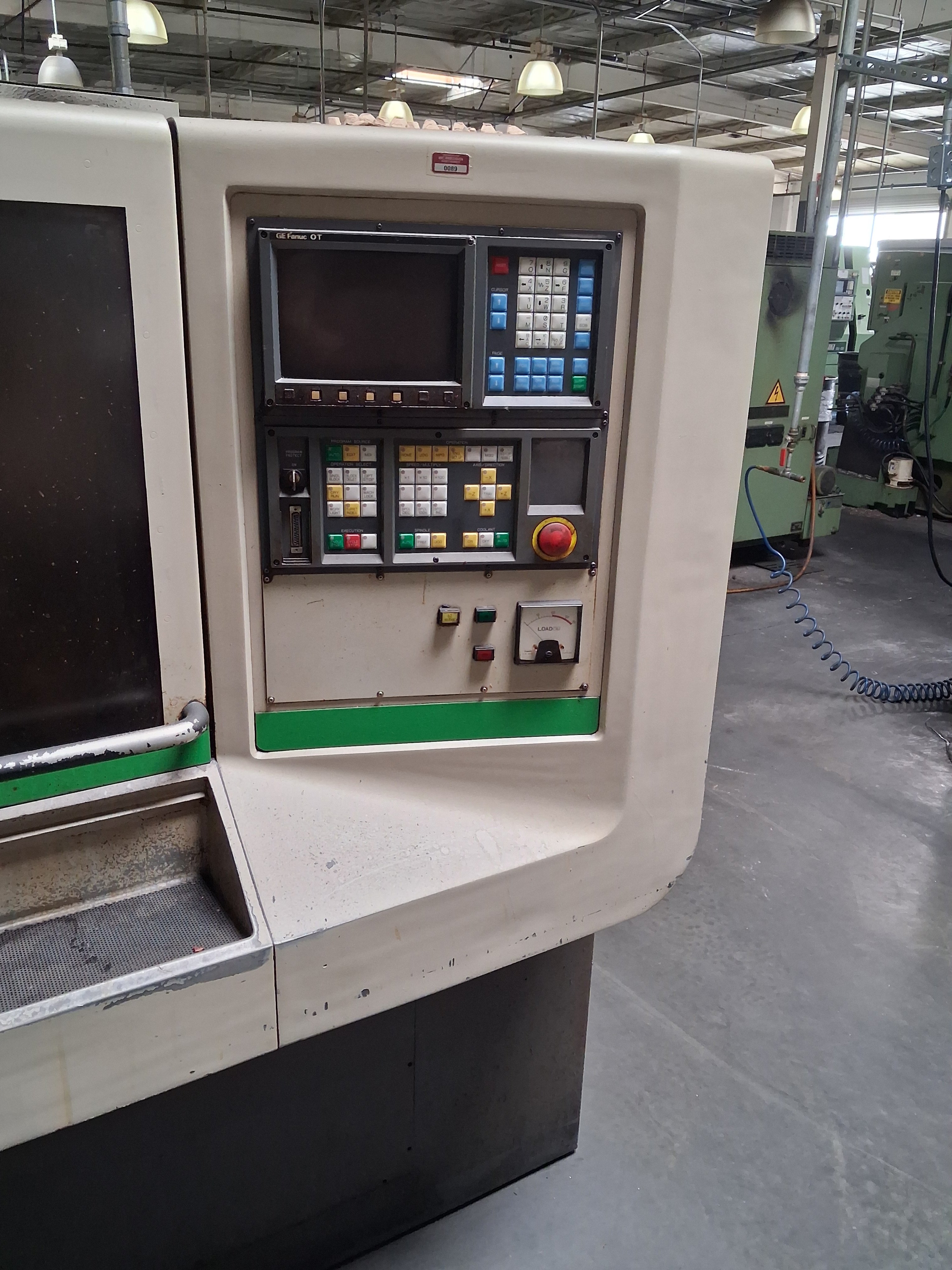 Hardinge #CHNC-I, CNC chucker lathe, Fanuc 0T-B Control, 5C collet spindle, 8-station turret, 5.5 KW spindle - Image 2