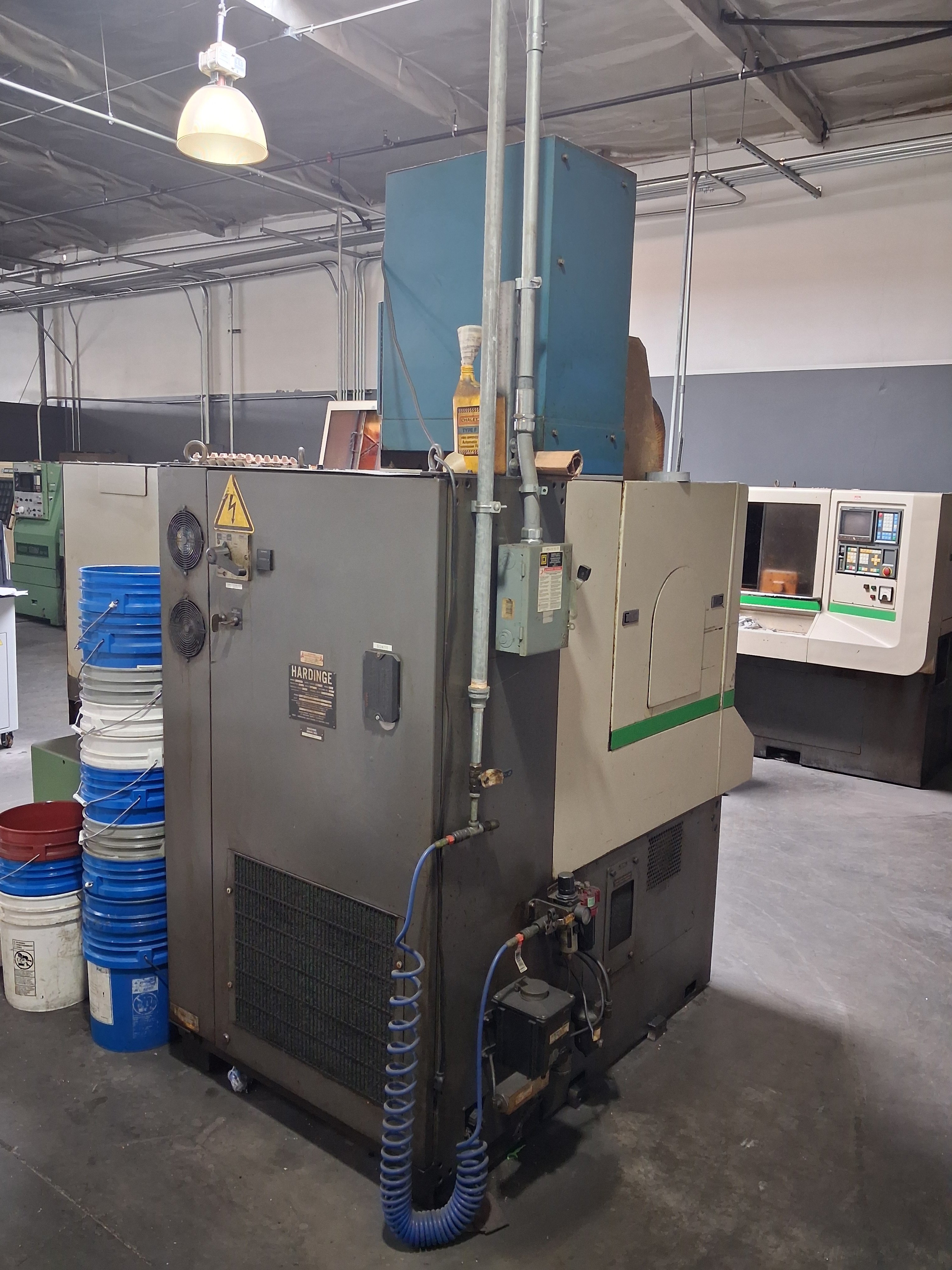 Hardinge #CHNC-I, CNC chucker lathe, Fanuc 0T-B Control, 5C collet spindle, 8-station turret, 5.5 KW spindle - Image 7