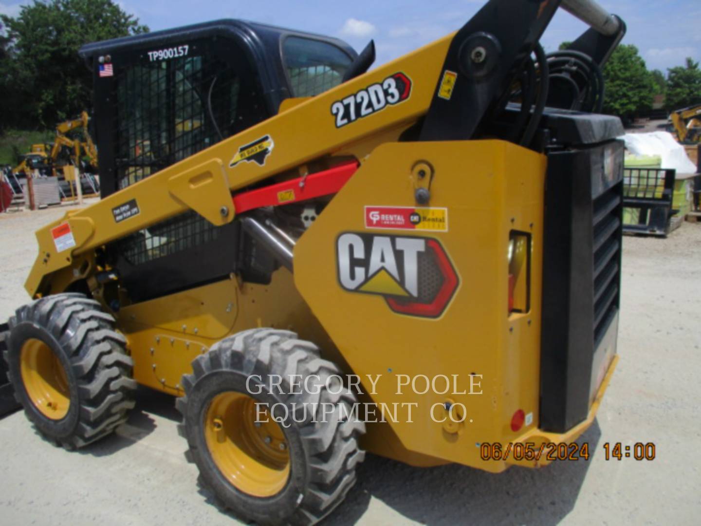 Cat 272D3, Skid Steer Loader, 2377 hours, S/N: TP900157, 2022 - Image 4