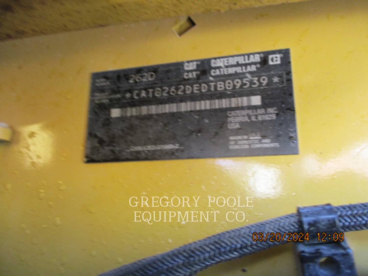 Cat 262D, Skid Steer Loader, 2333 hours, S/N: DTB09539, 2019 - Image 5