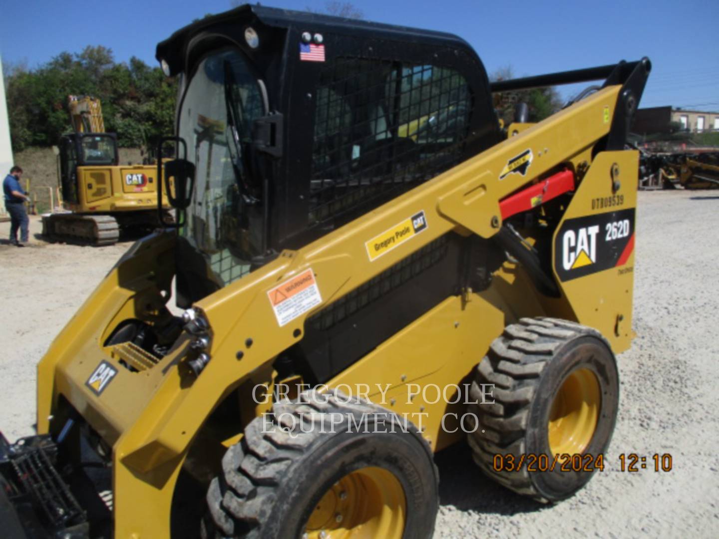 Cat 262D, Skid Steer Loader, 2333 hours, S/N: DTB09539, 2019 - Image 8