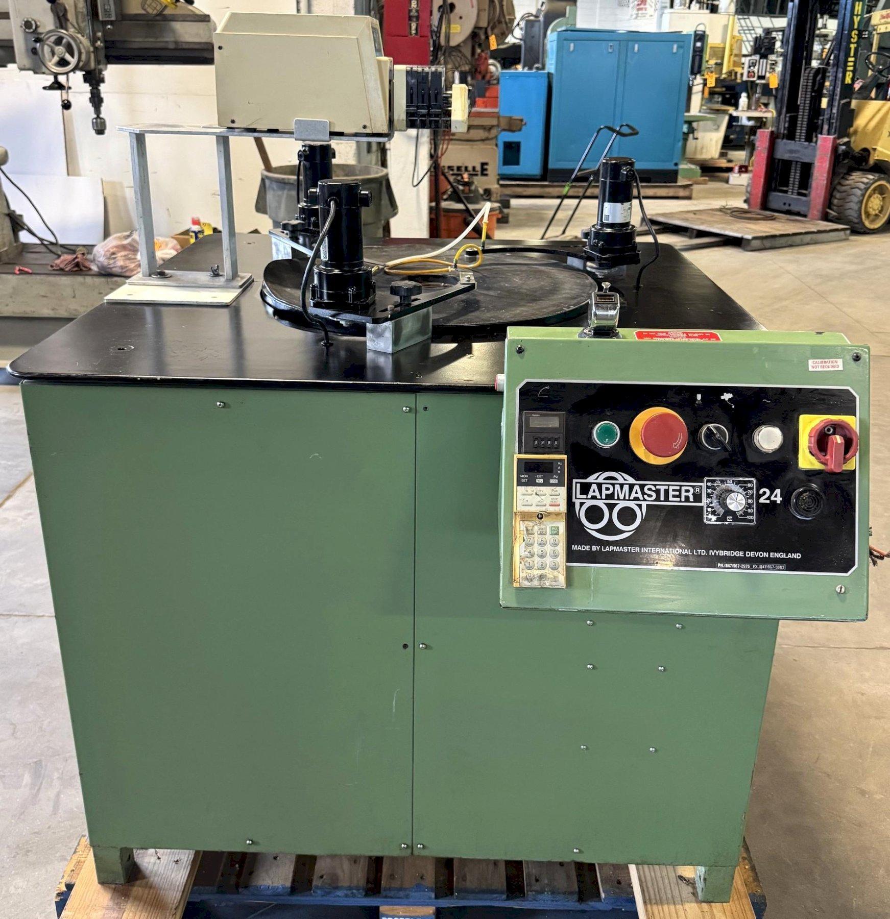 24" Lapmaster Lapping & Polishing Machine No. 24, (3) Rings, Open Face - Image 3