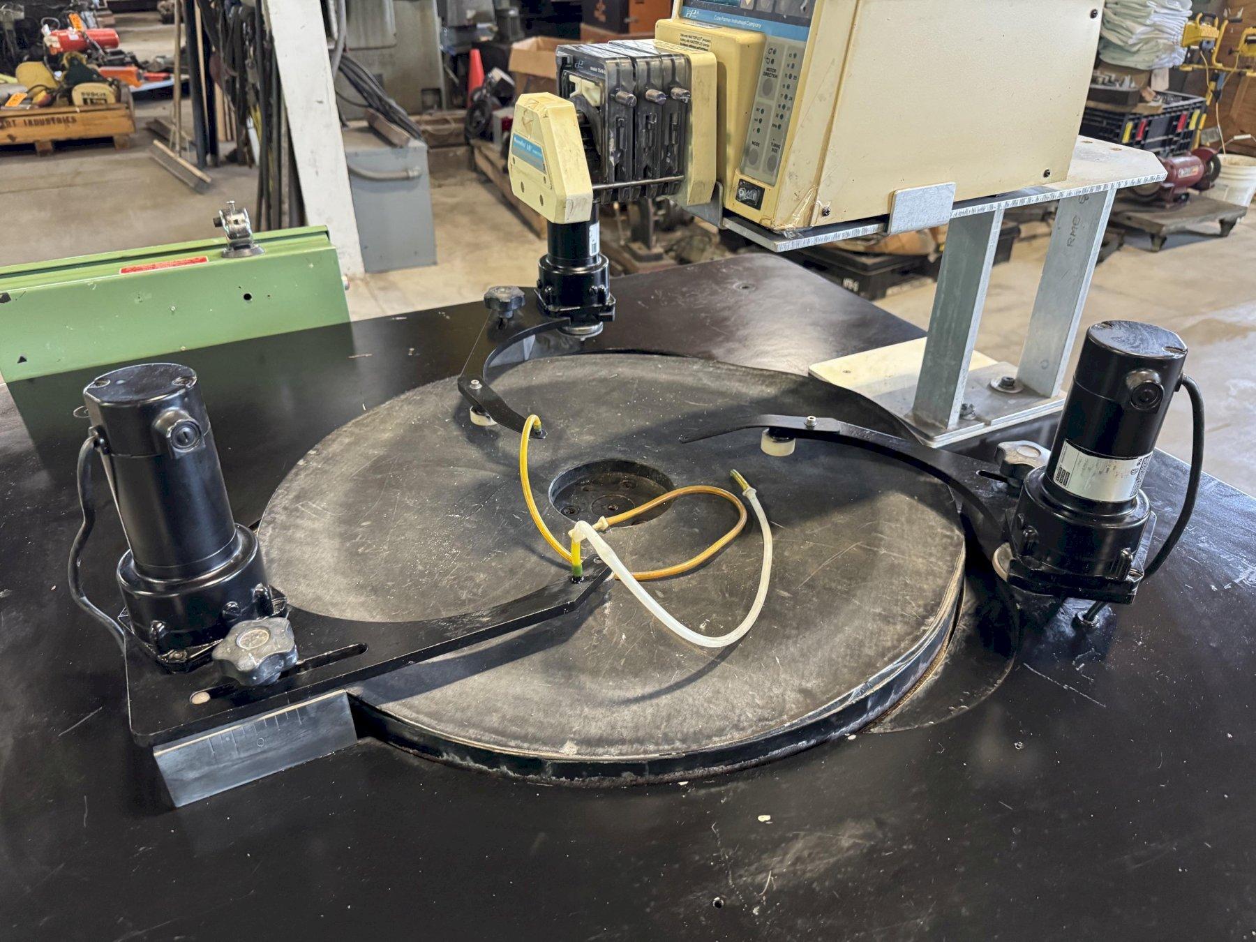 24" Lapmaster Lapping & Polishing Machine No. 24, (3) Rings, Open Face - Image 8