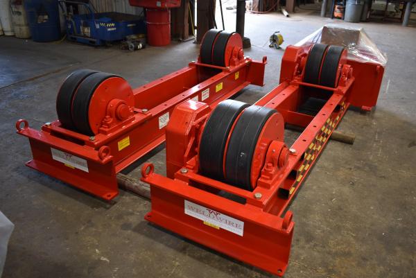60 Ton, WeldWire #WWRD-60/WWRI-60, tank turning rolls, 120000 lb., 8"-18' diameter, 1.2-50 IPM variable - Image 4