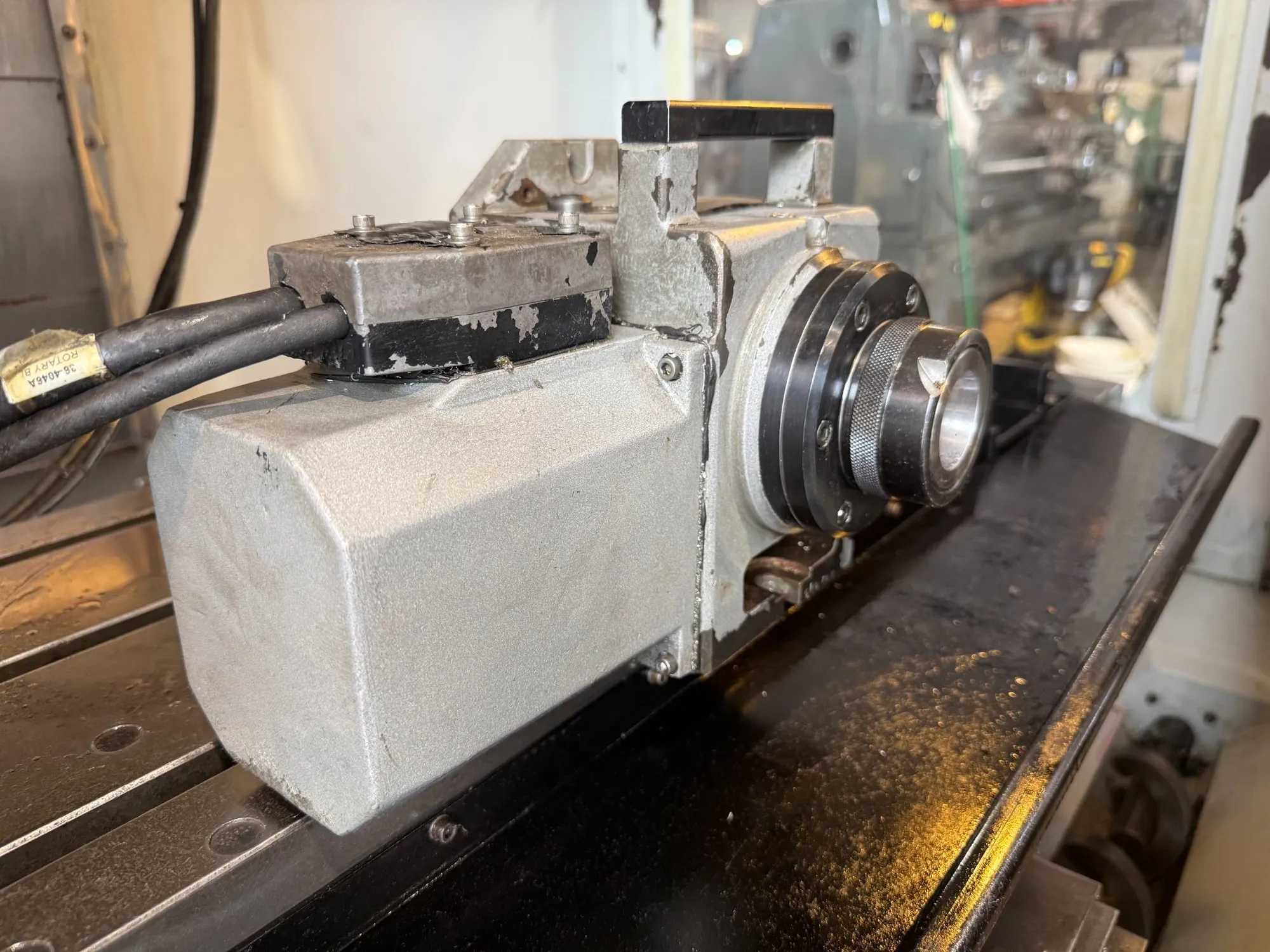 Haas #HA5C, CNC indexer single-axis rotary unit, 4" center height, 5C collet, 60:1 gear ratio, 410° /sec, 60 - Image 3