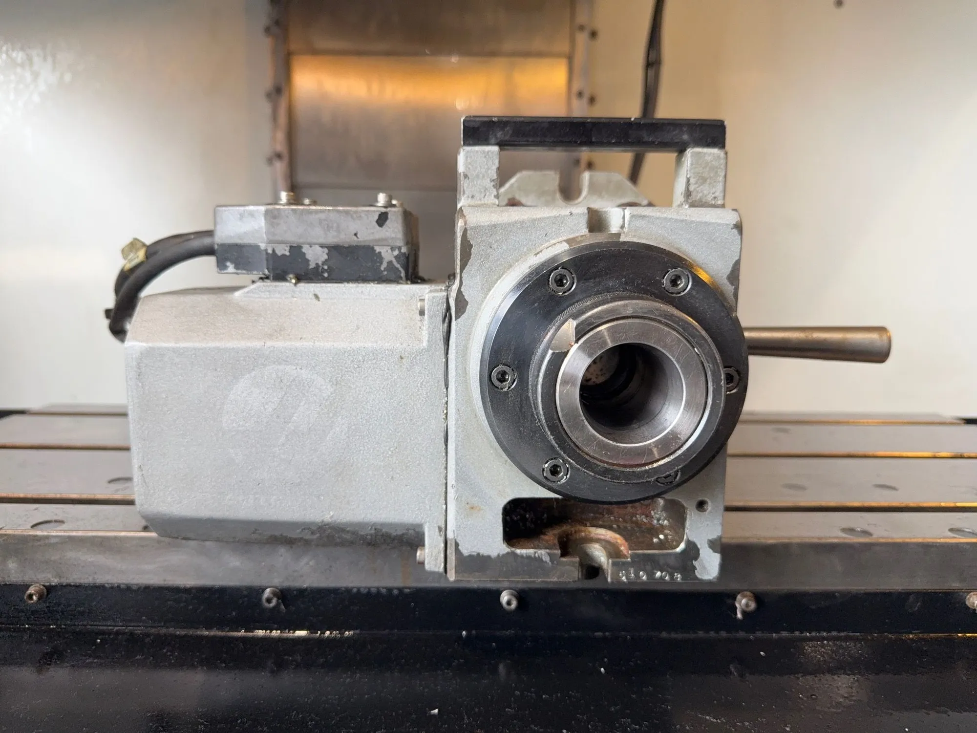 Haas #HA5C, CNC indexer single-axis rotary unit, 4" center height, 5C collet, 60:1 gear ratio, 410° /sec, 60 - Image 6