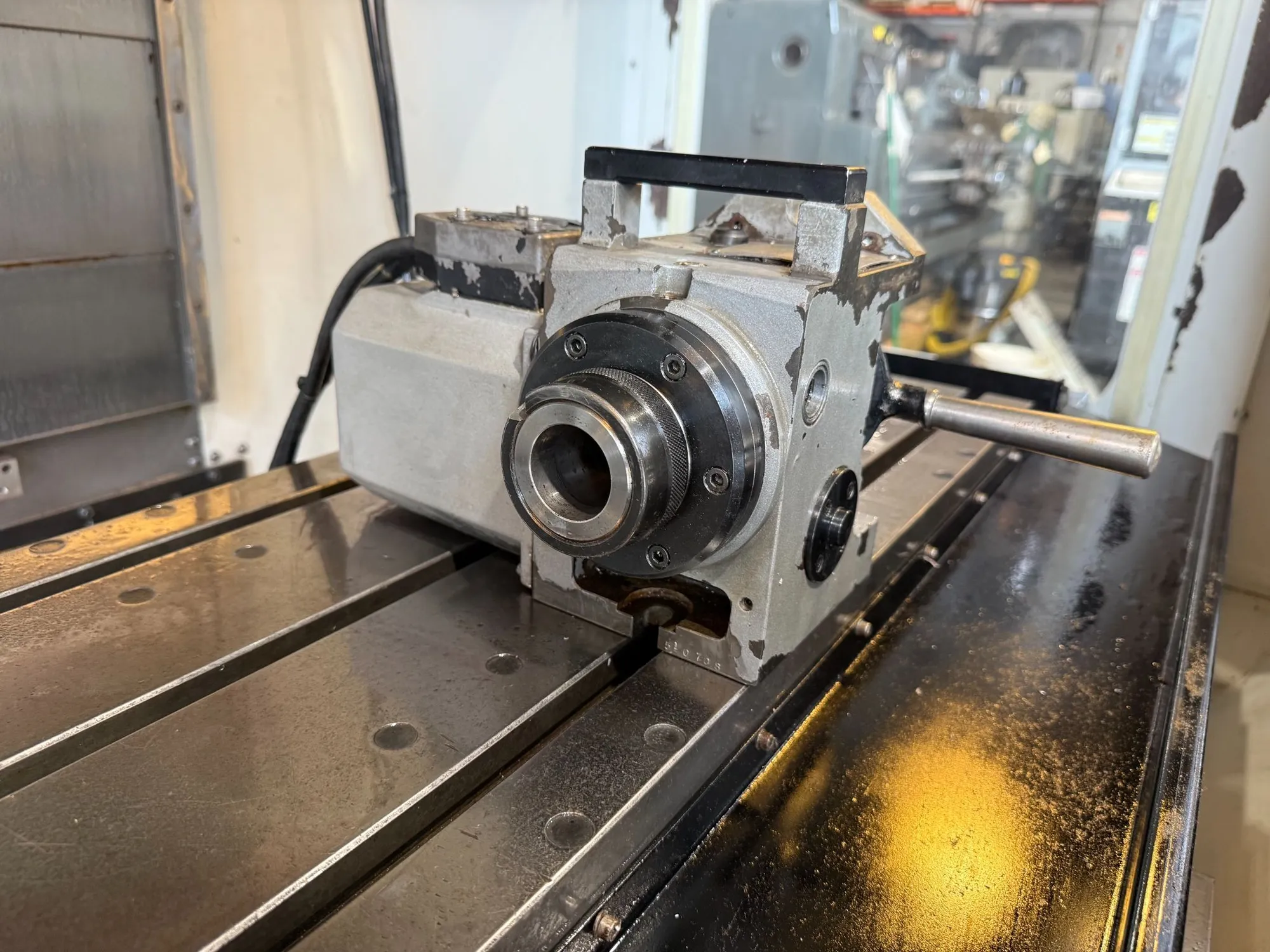 Haas #HA5C, CNC indexer single-axis rotary unit, 4" center height, 5C collet, 60:1 gear ratio, 410° /sec, 60 - Image 10