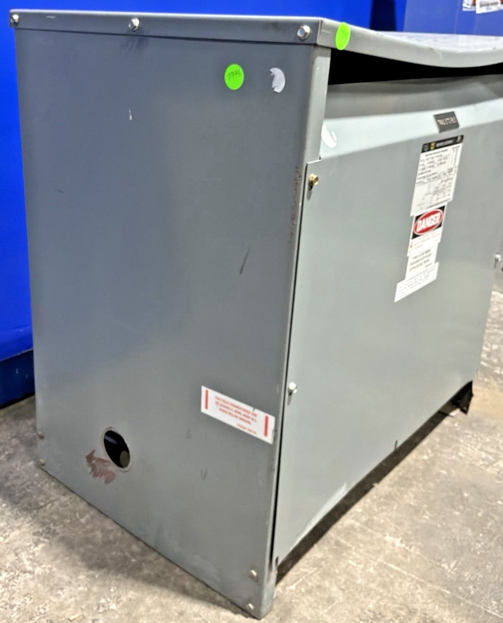 75 KVA 480 Primary, 208Y/120 Secondary, Square D #75T3H, Transformer, 3 Phase, 60 Hz - Image 3