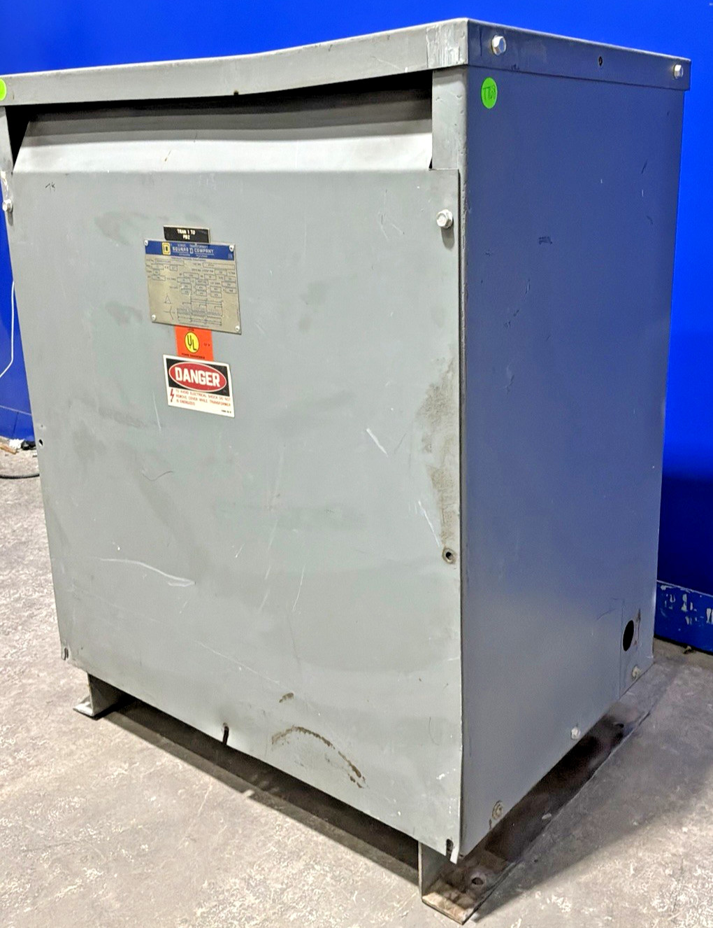 75 KVA 480 Primary, 208Y/120 Secondary, Square D #75T3H, Transformer, 60 Hz, NEMA 2 - Image 3