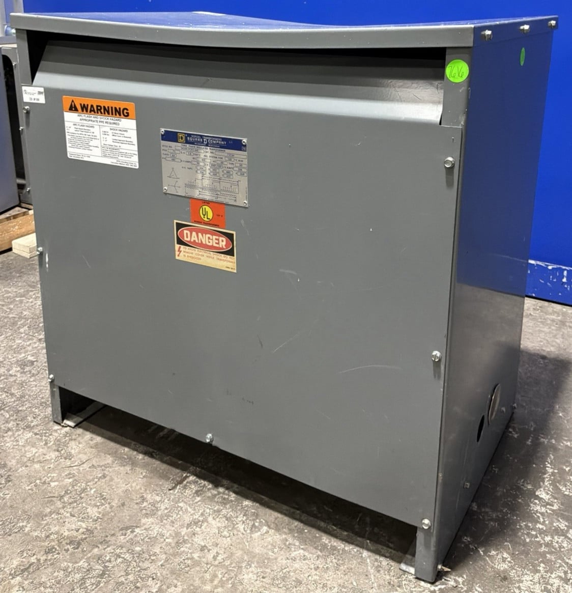 75 KVA 480 Primary, 208Y/120 Secondary, Square D #75T3H, Transformer, 3 Phase, 60 Hz - Image 7