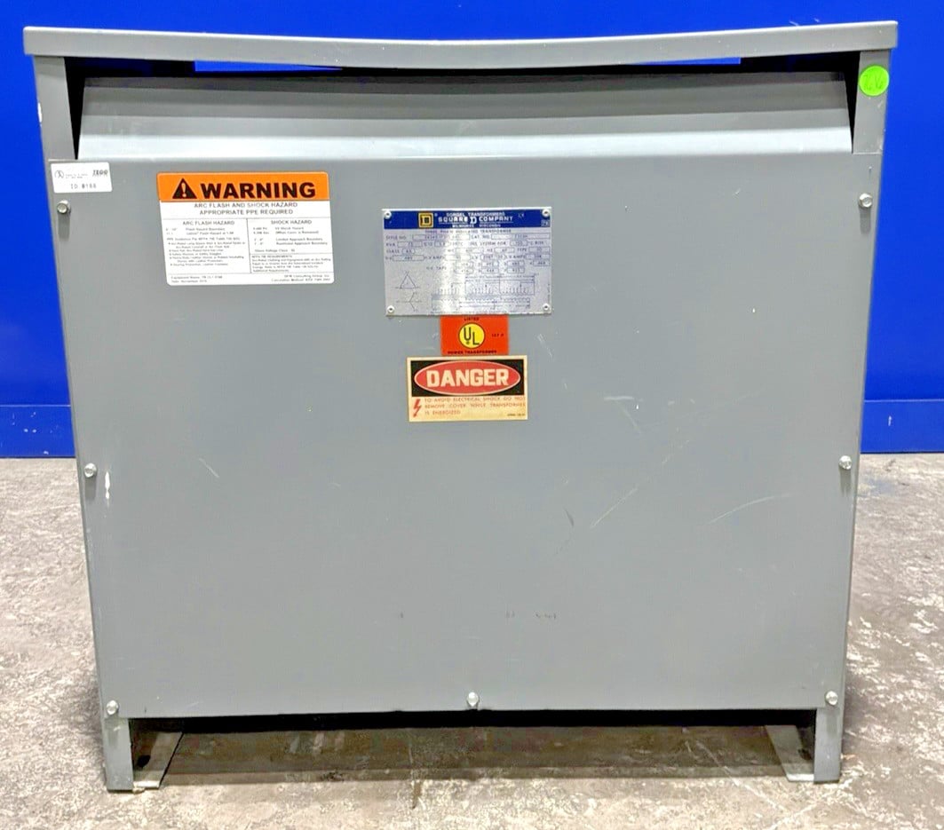 75 KVA 480 Primary, 208Y/120 Secondary, Square D #75T3H, Transformer, 3 Phase, 60 Hz - Image 8