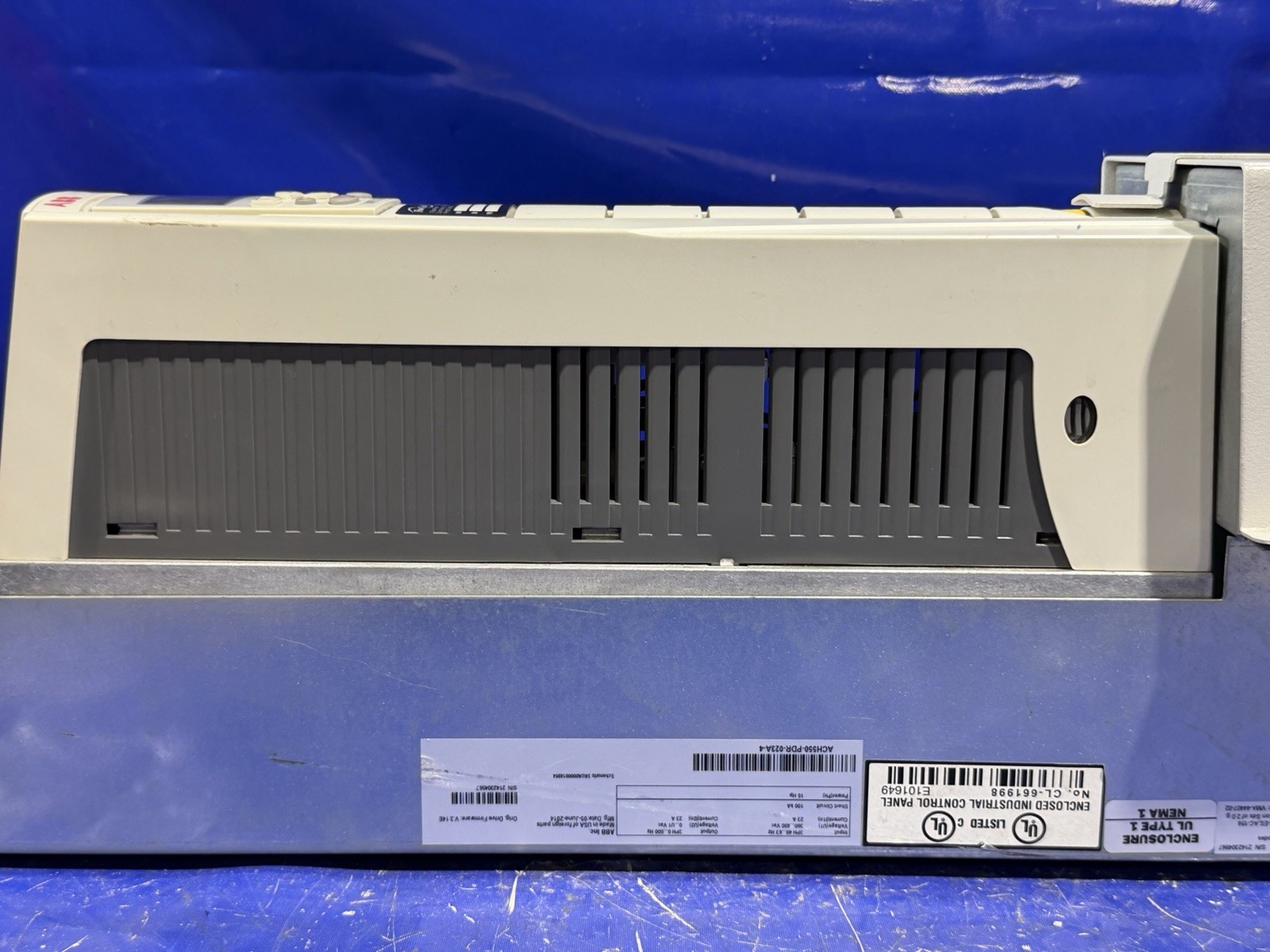 100 Amp, ABB #CL-6661998, enclosed industrial control panel, 480 Volts - Image 9