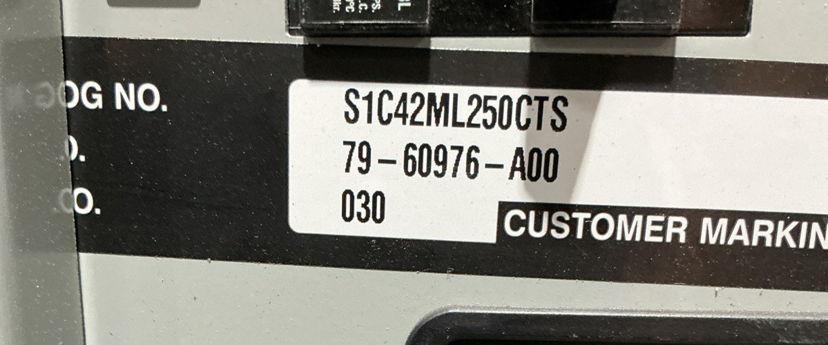 250 Amp. Siemens S1C42ML250CTS, MLO Panelboard, 208Y/120 Volts, 3 Phase, 4 Wire - Image 3