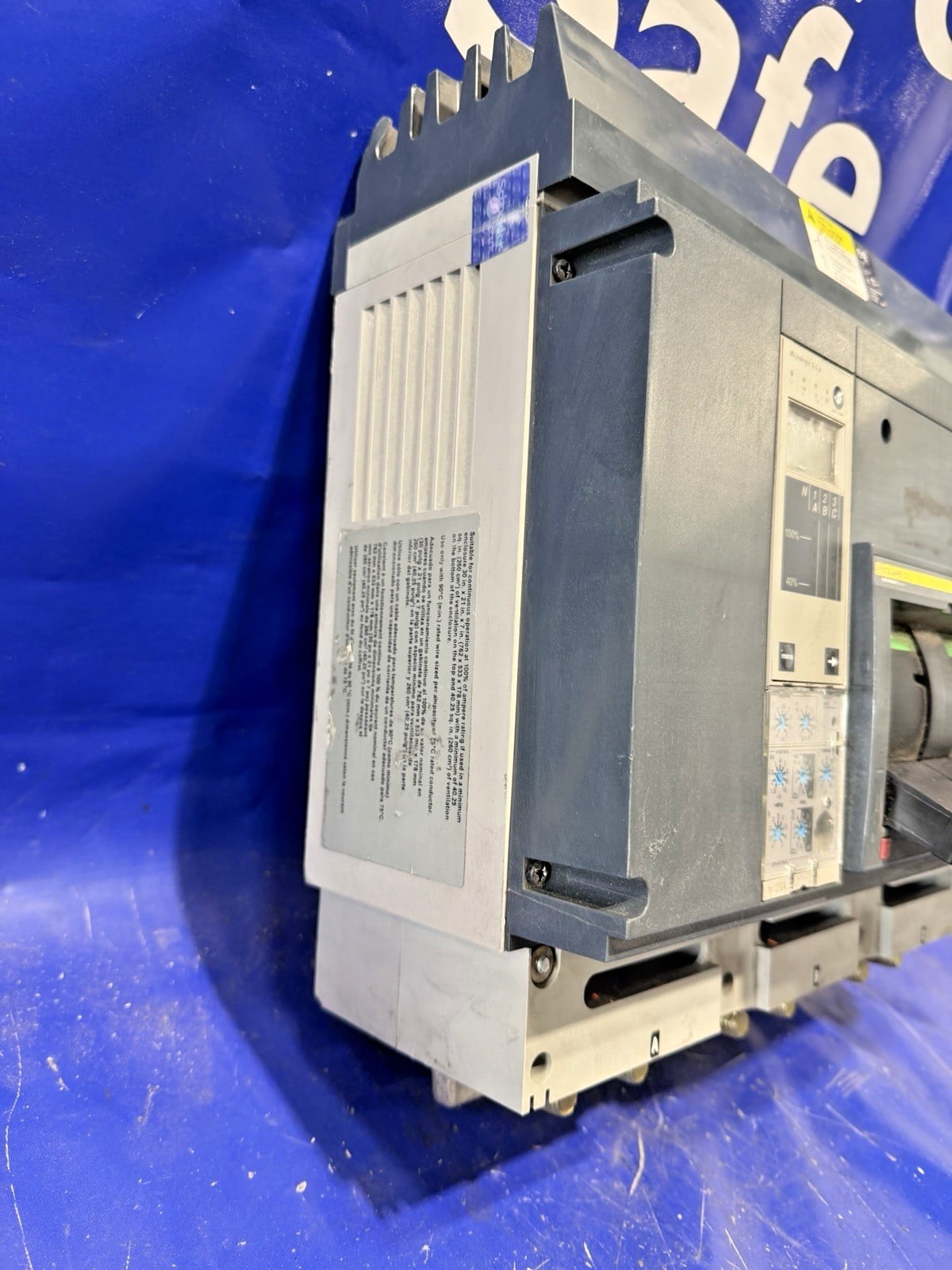 1200 Amps, Square D #RJA36120CU31AA, I-Line circuit breaker, 600 Volts, 3 Pole, Micrologic 6.0 trip - Image 4