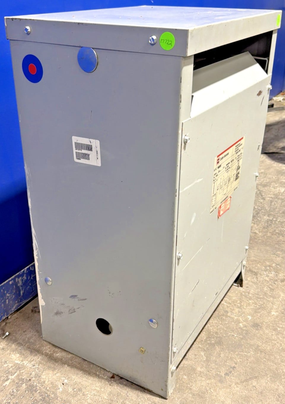 30 KVA 480 Delta Primary, 208Y/120 Secondary, Cutler-Hammer #V48M28E30B, Transformer, 3 Phase, NEMA 2 - Image 8