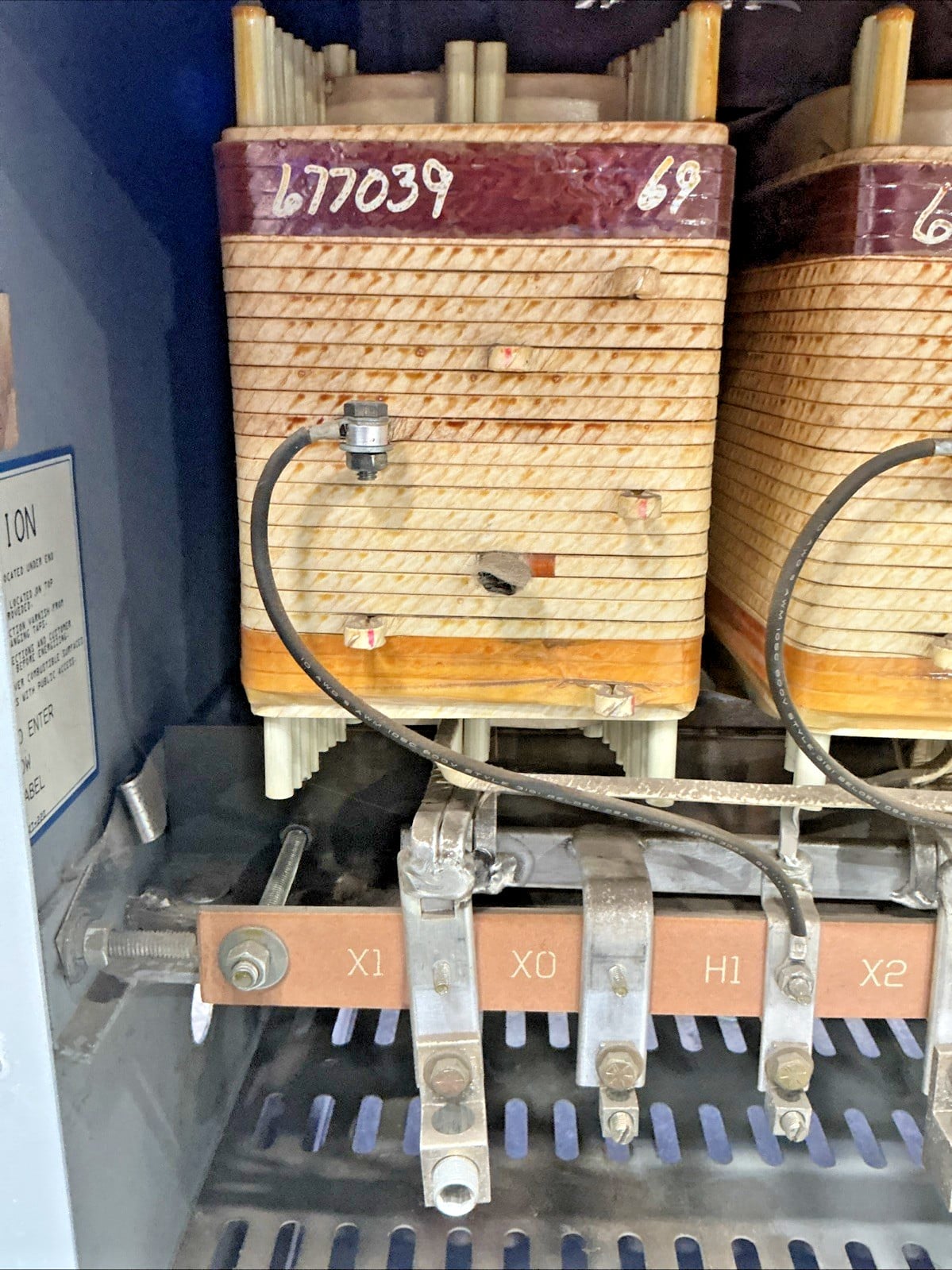 75 KVA 480 Primary, 208Y/120 Secondary, General Electric #T2H75S, Transformer, 3 Phase, 60 Hz, NEMA 3R - Image 5