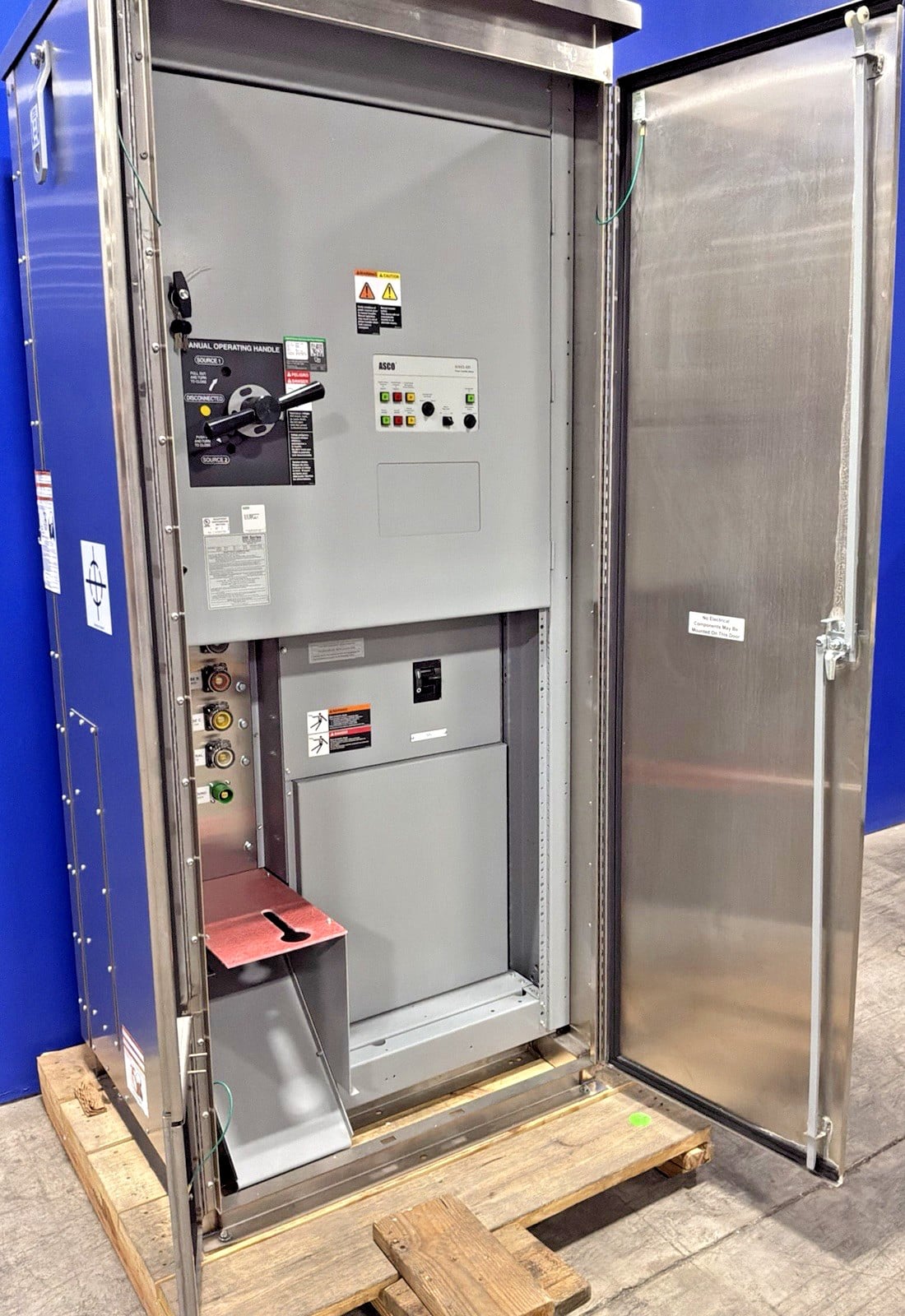 225 Amp. ASCO #J03MUQA30225N08S, Transfer Switch, 480 Volts, 3 Pole, 4 Wire, switchboard, 60 Hz - Image 10