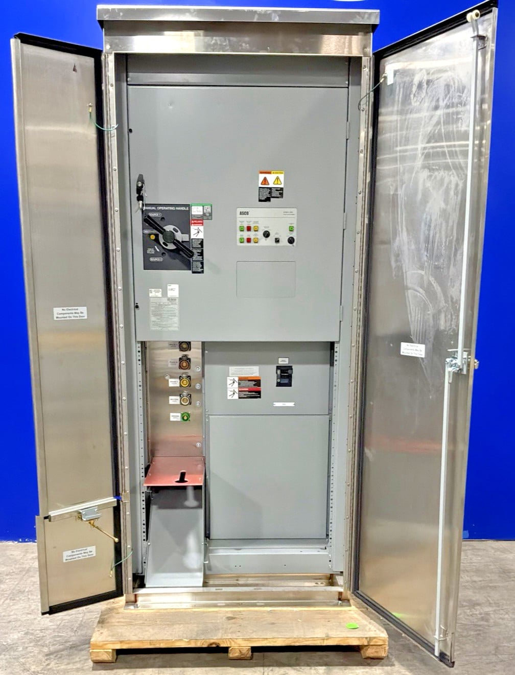 225 Amp. ASCO #J03M4QA30225N0XS, Manual Transfer Switch, 480 Volts, 3 Pole, 4 Wire, service entrance rated - Image 5