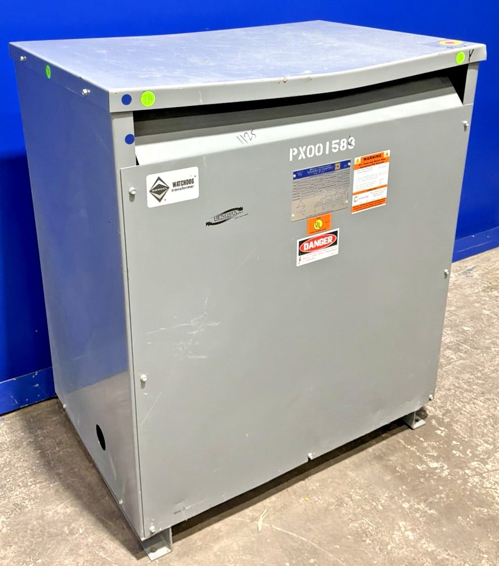 112.5 KVA 480 Primary, 208Y/120 Secondary, Square D #112T3HF, Transformer, 60 Hz - Image 3
