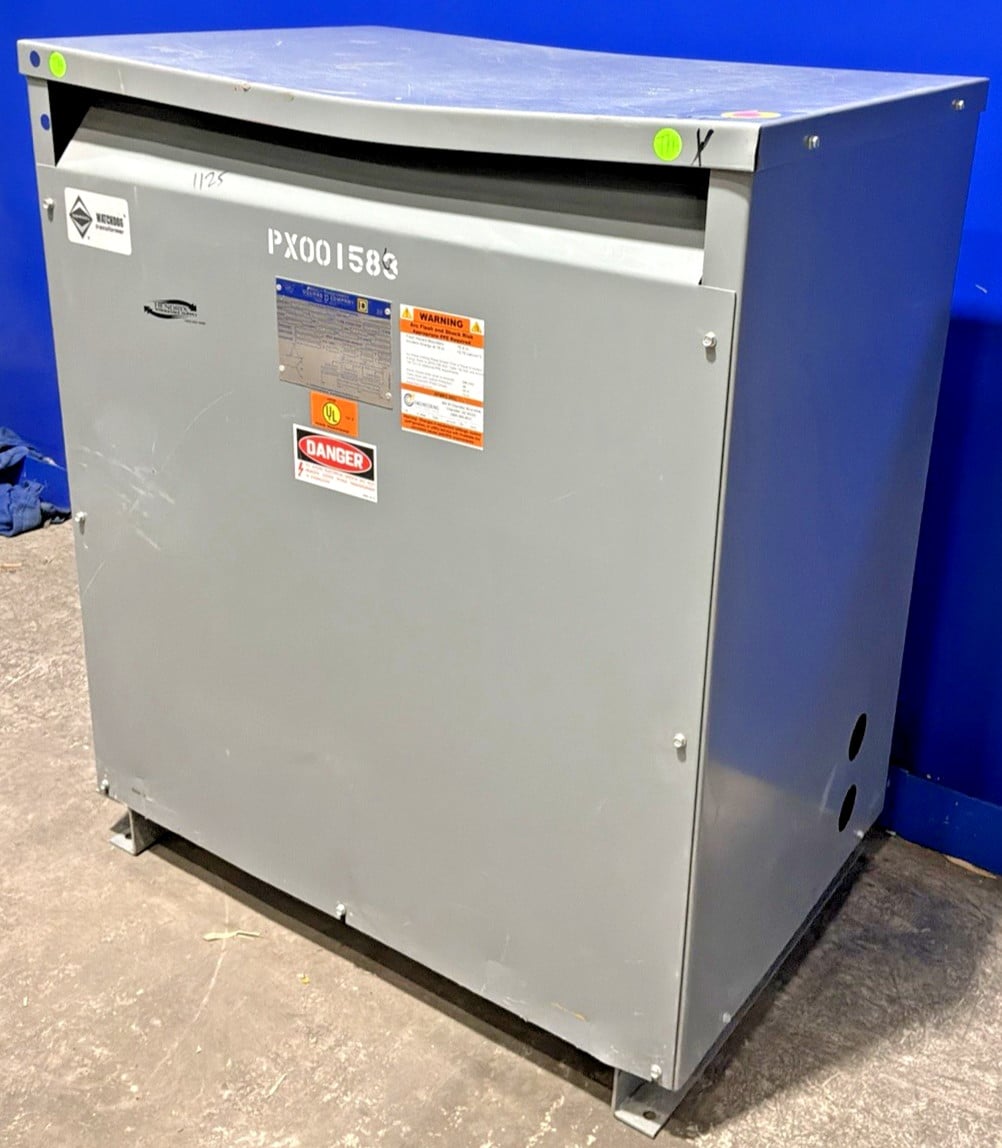 112.5 KVA 480 Primary, 208Y/120 Secondary, Square D #112T3HF, Transformer, 60 Hz - Image 4