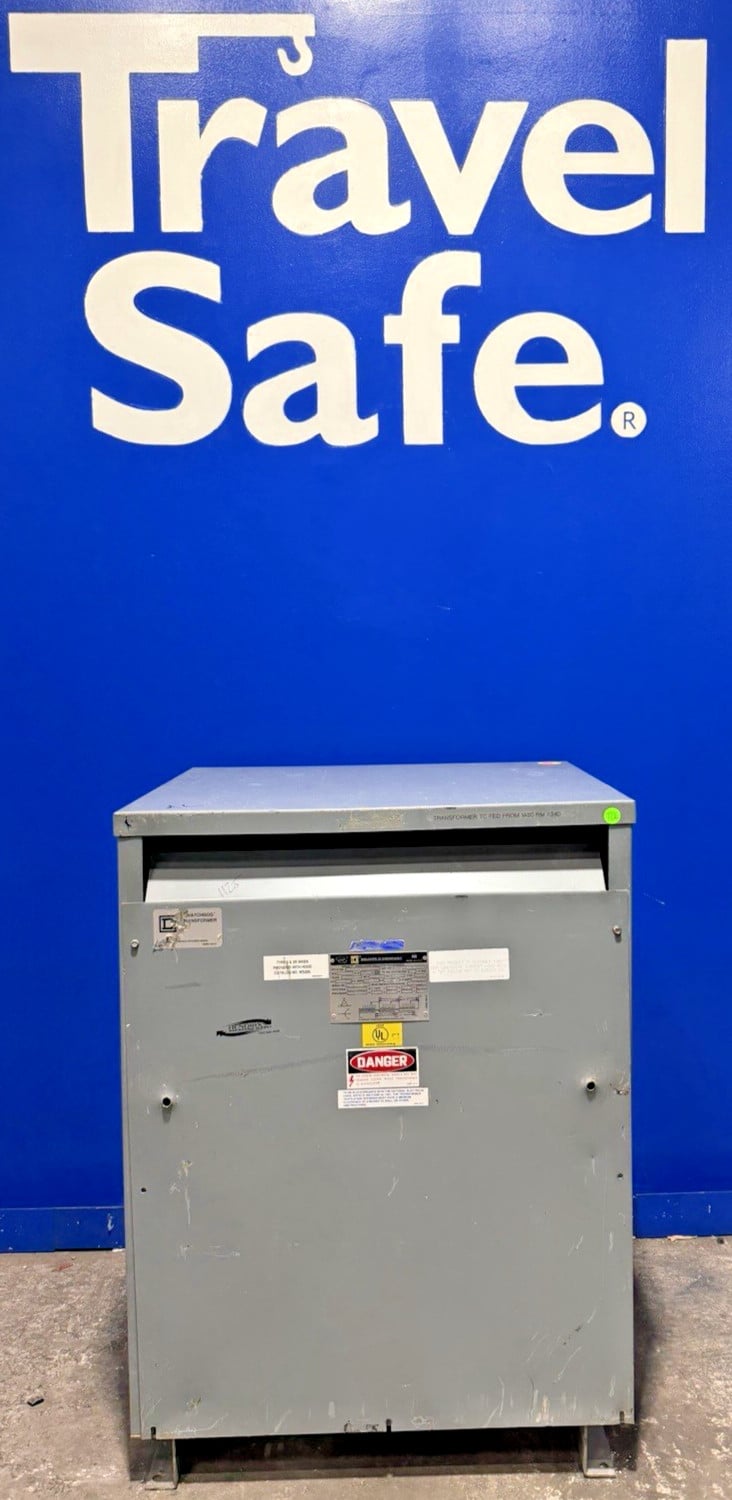 112.5 KVA 480 Primary, 208Y/120 Secondary, Square D #34749-172220298, Transformer, 60 Hz - Image 1