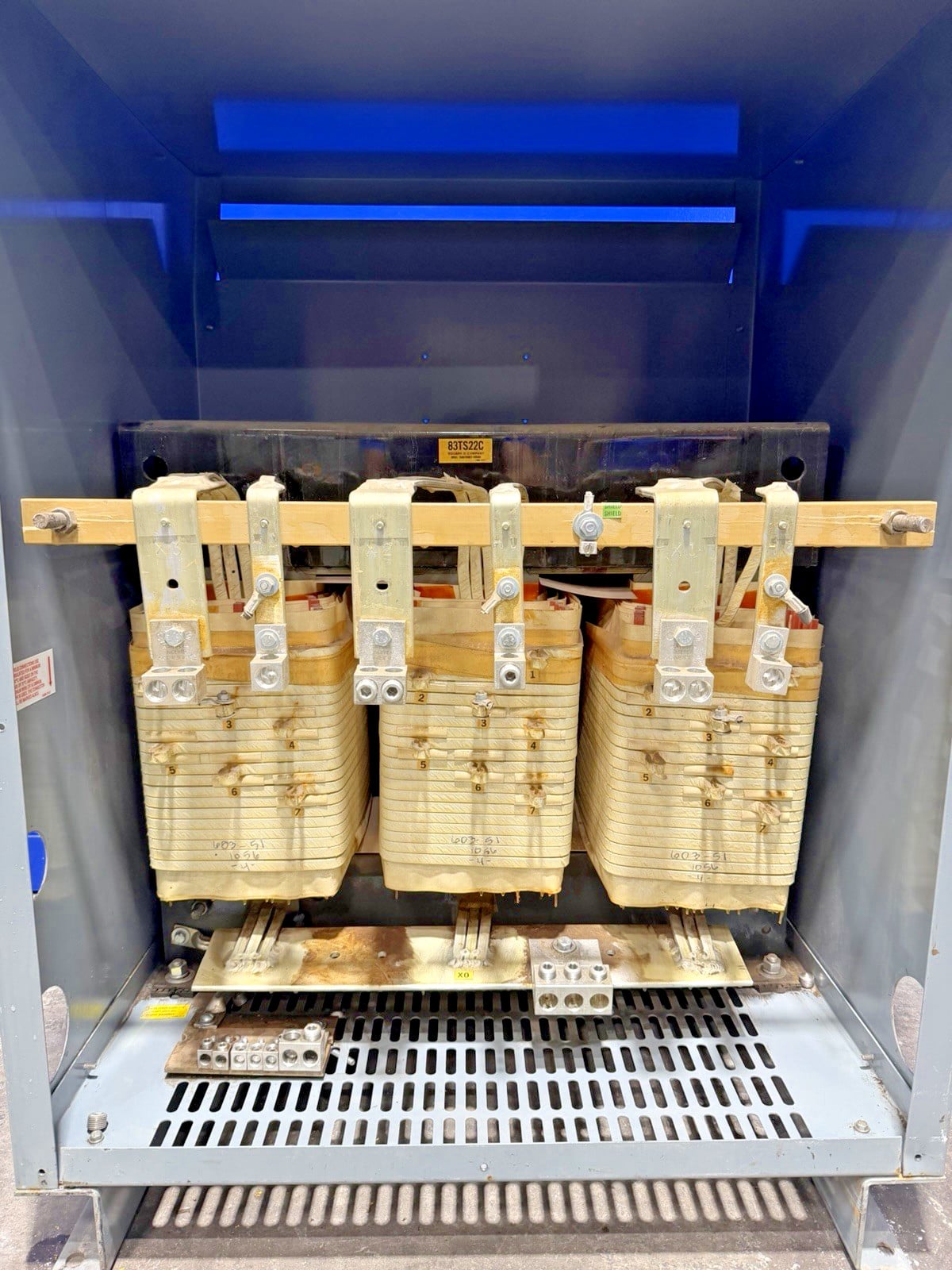 112.5 KVA 480 Primary, 208Y/120 Secondary, Square D #34749-172220298, Transformer, 60 Hz - Image 3