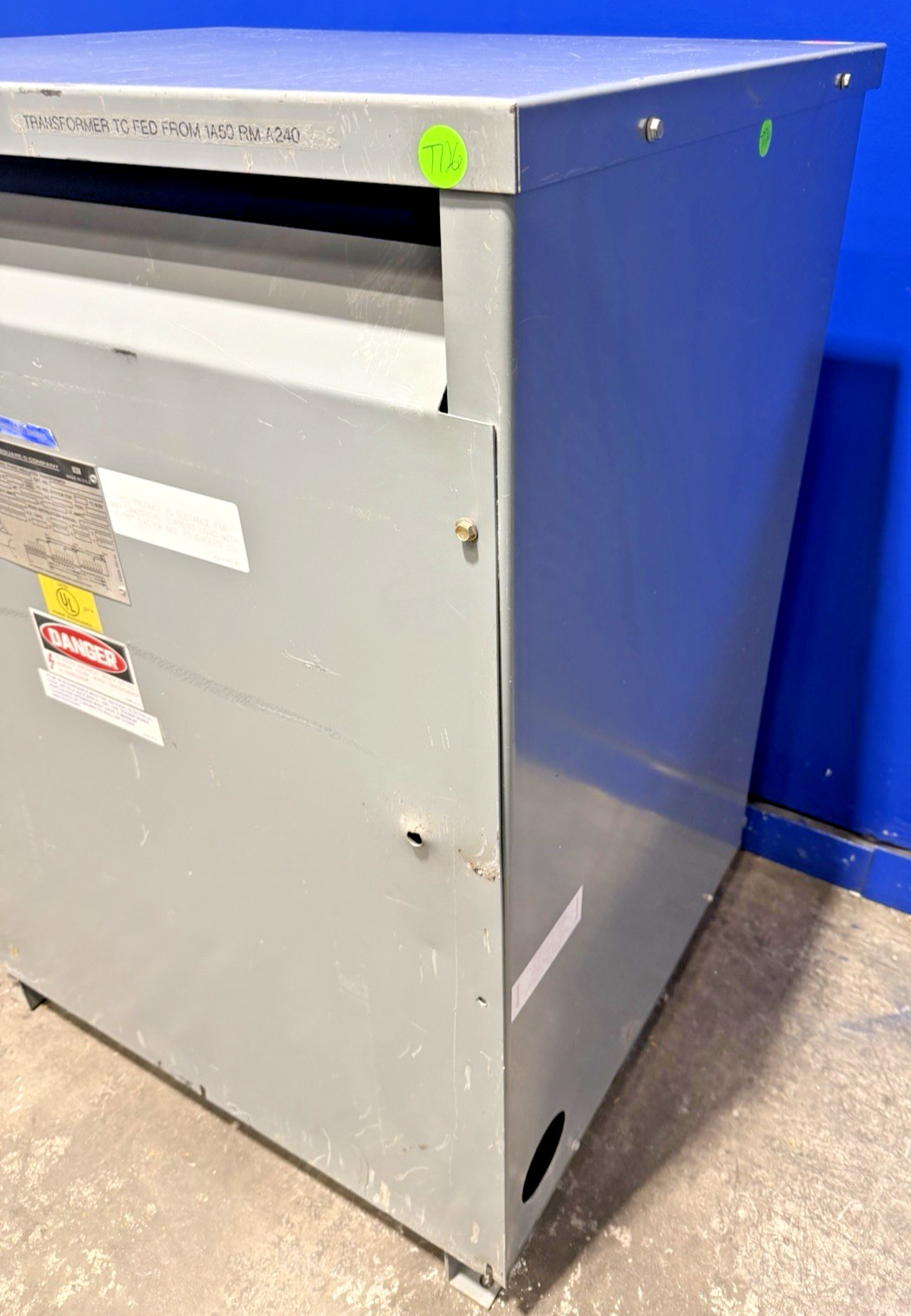 112.5 KVA 480 Primary, 208Y/120 Secondary, Square D #34749-172220298, Transformer, 60 Hz - Image 9