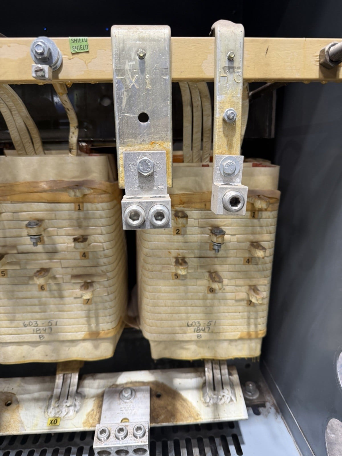 112.5 KVA 480 Primary, 208Y/120 Secondary, Square D #34749-17222-028, Transformer, 60 Hz, NEMA 2 - Image 6