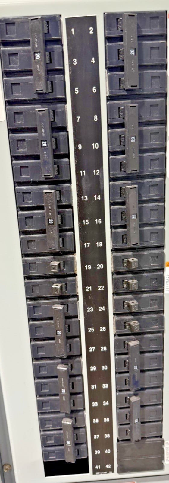 150 Amp. Eaton SDA0191849-020, Main Breaker Panelboard, 208Y/120 Volts, 3 Phase, 4 Wire - Image 6