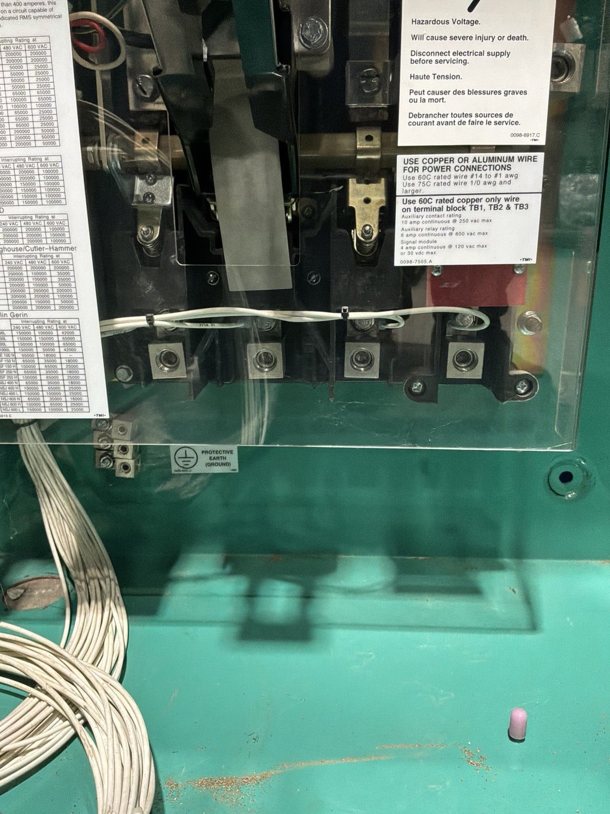 125 Amp. Cummins #OTECA-7644953, transfer switch, 480 Volts, 4 Pole, 60 Hz - Image 10
