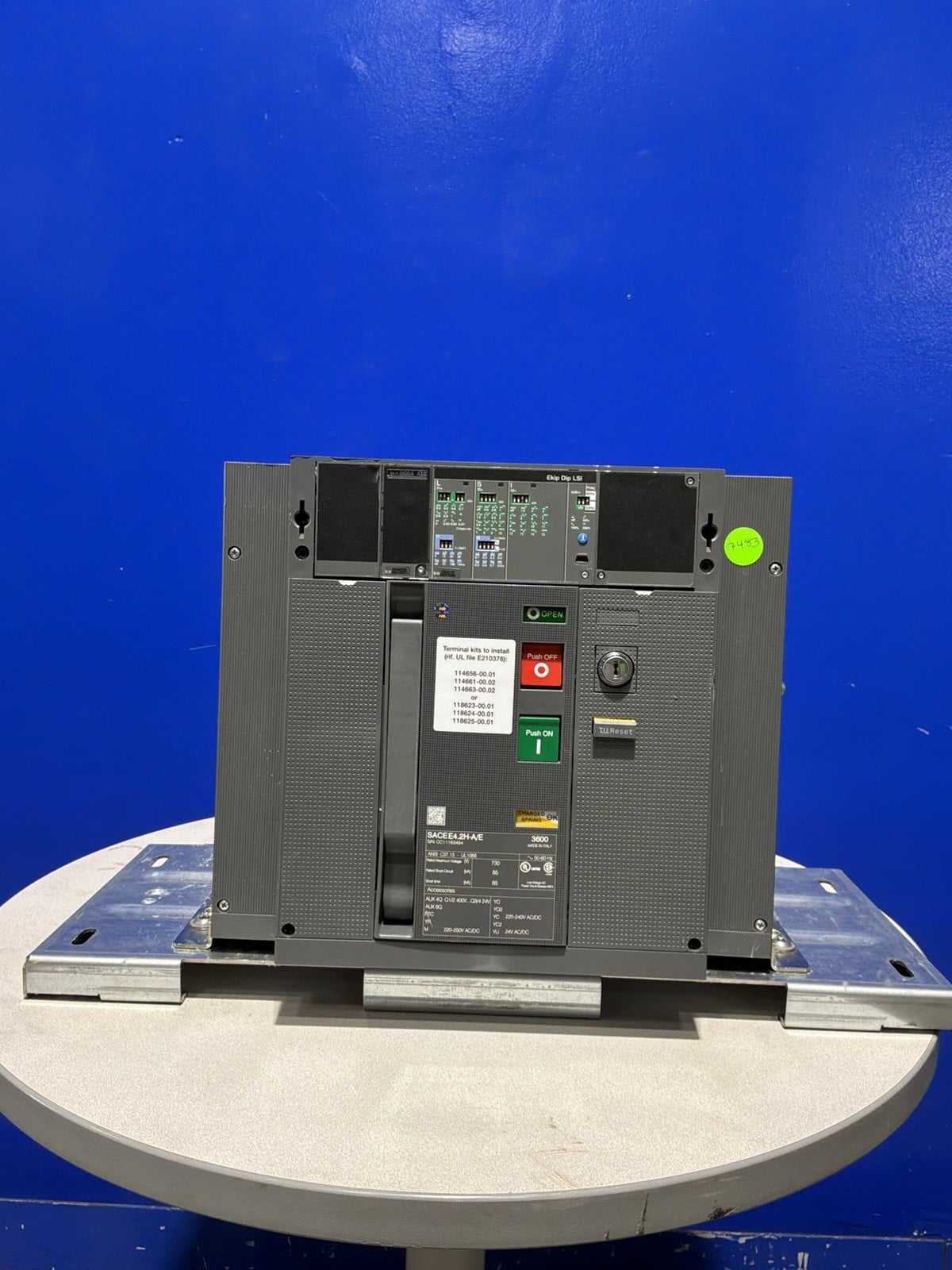 3600 Amps, ABB #SACEE42H-A/E, circuit breaker, 730 Volts, 4 Pole (2 available) - Image 7