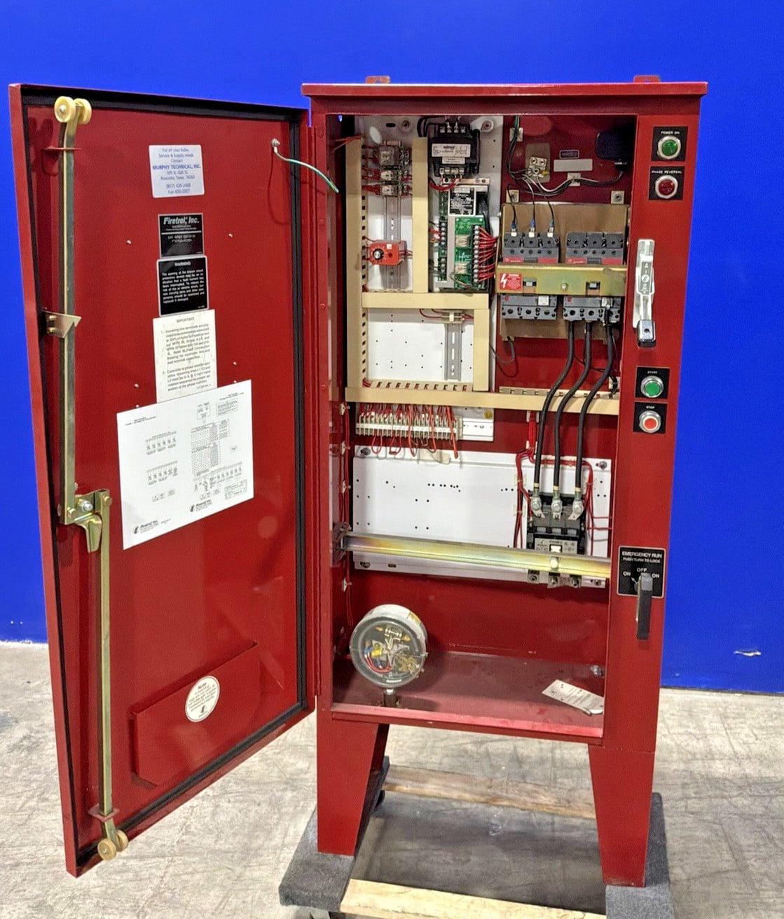 Firetrol #FTA1000-AE20, fire pump controller, 40 HP, 50 Amp, 208 V., 3 Phase, 60 Hz - Image 3
