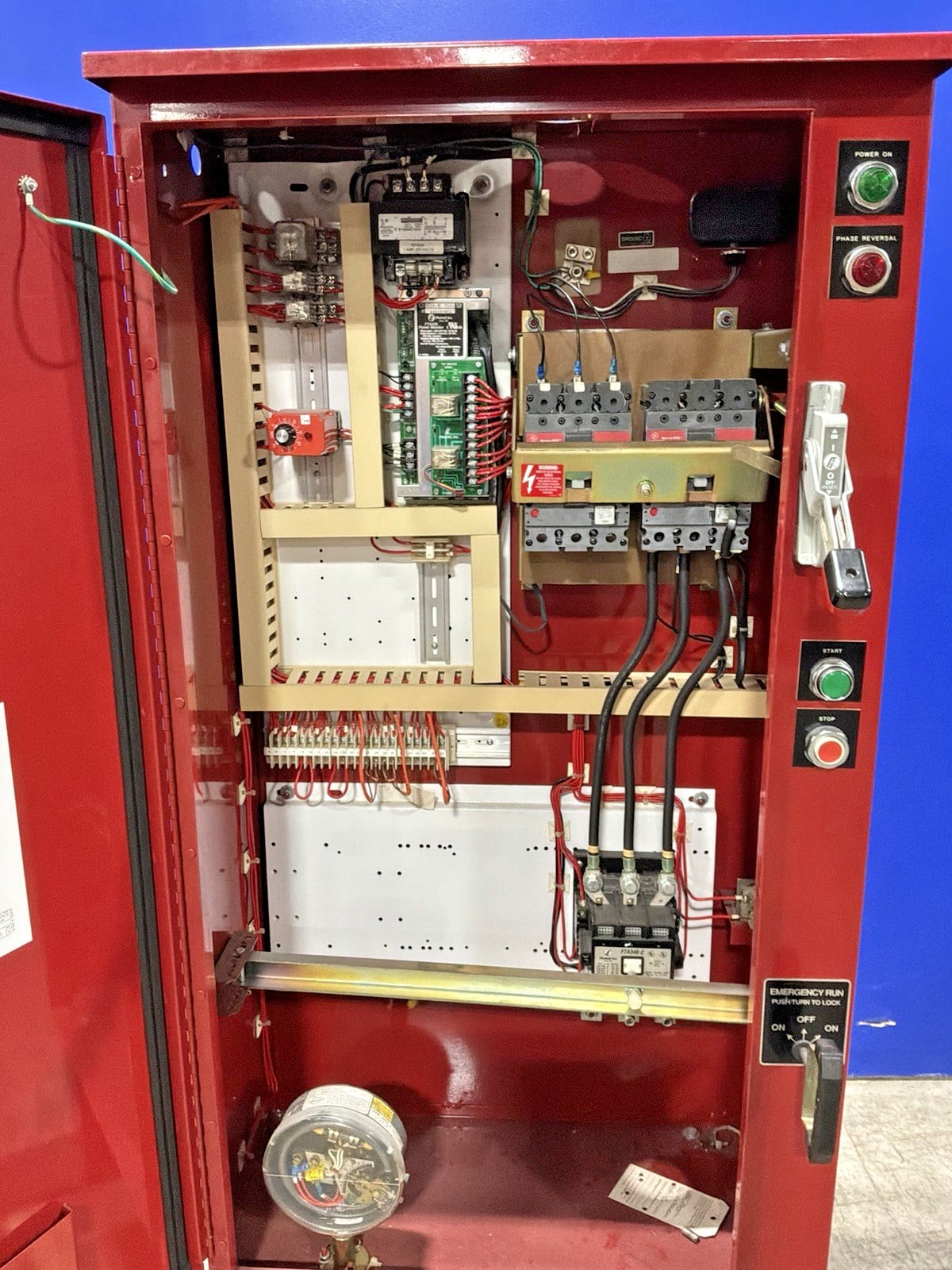 Firetrol #FTA1000-AE20, fire pump controller, 40 HP, 50 Amp, 208 V., 3 Phase, 60 Hz - Image 4