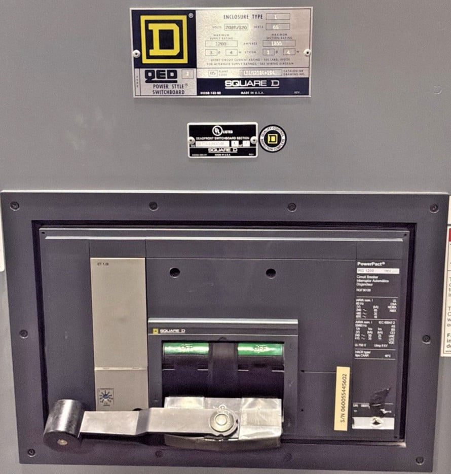 1200 Amps, Square D 18109624-154, Switchboard, 208Y/120 Volts, 3 Phase, 4 Wire, lineup - Image 4
