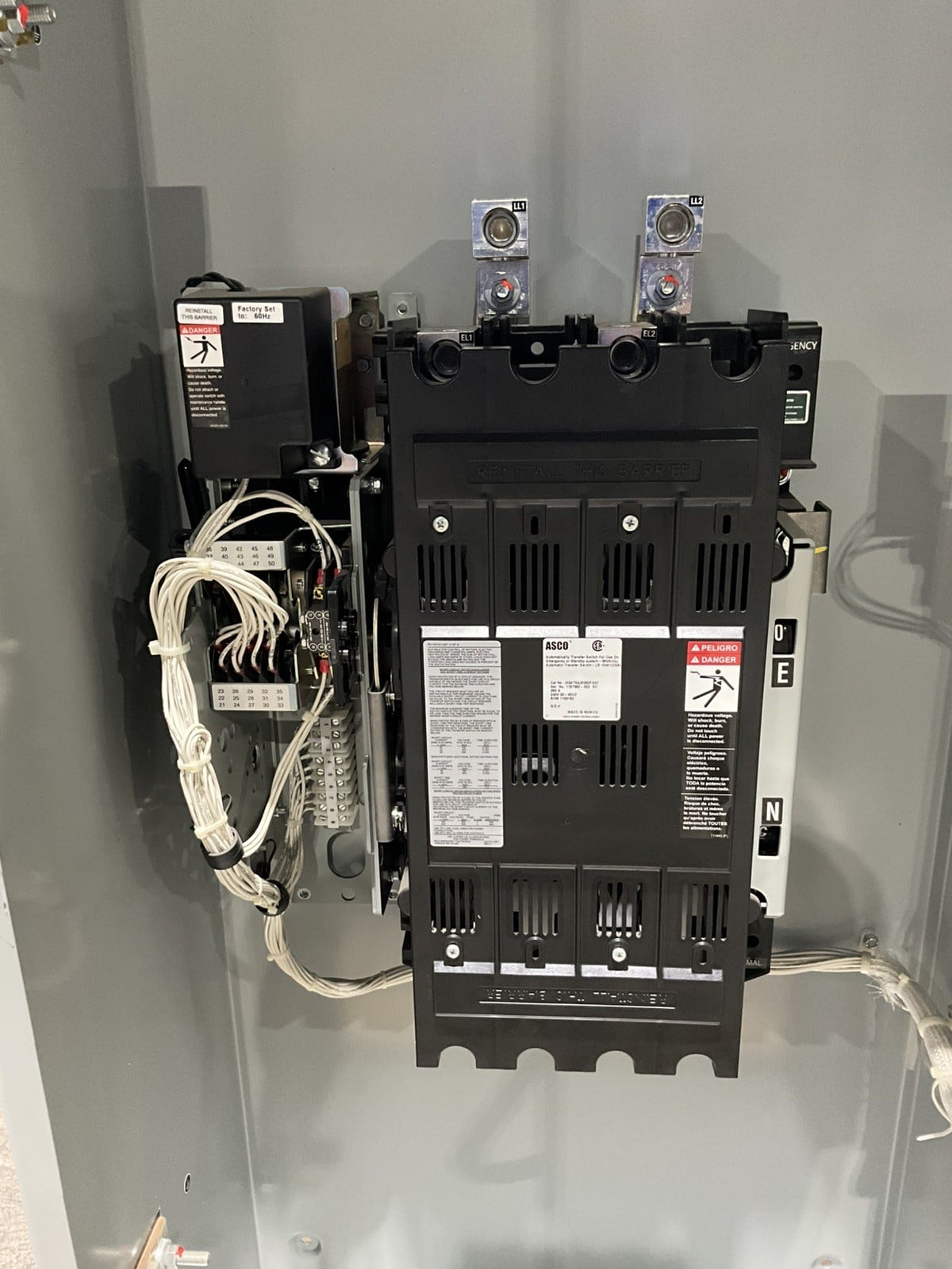260 Amp. ASCO #J03ATSA20260FG0C, Automatic Transfer Switch, 240 Volts, 1 Phase, 50/60 Hz - Image 5