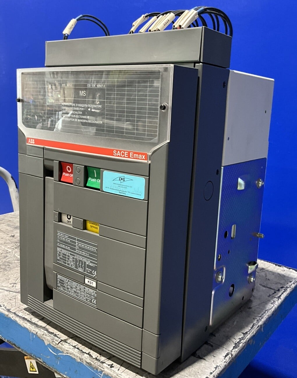 2000 Amps, ABB #BF21118677, Emax circuit breaker, 1000 Volts, 3 Pole - Image 3