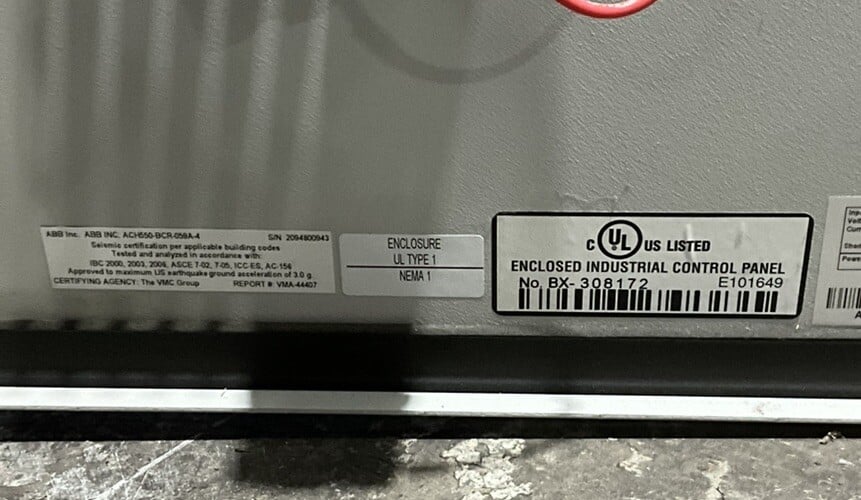 ABB #BX-308172, variable frequency drive - Image 2