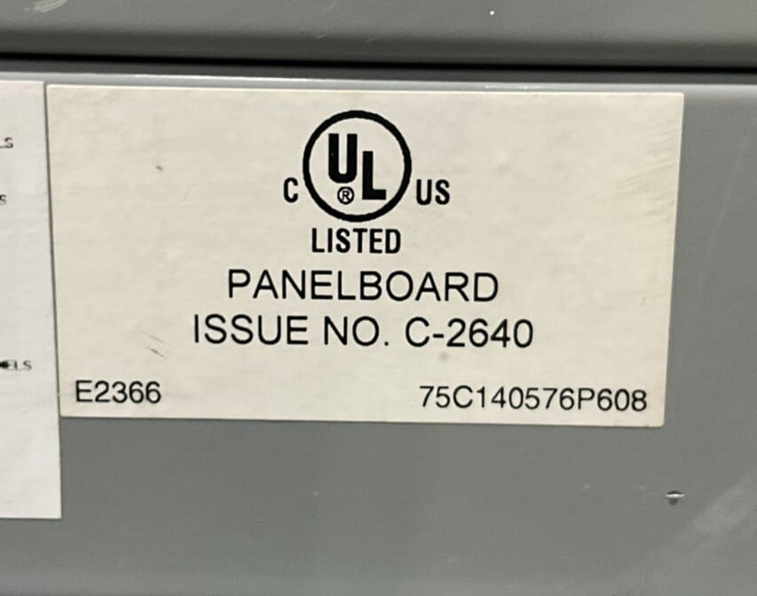 800 Amp. General Electric 35599026, Spectra Panelboard, 480 Volts, 3 Phase, 3 Wire - Image 6