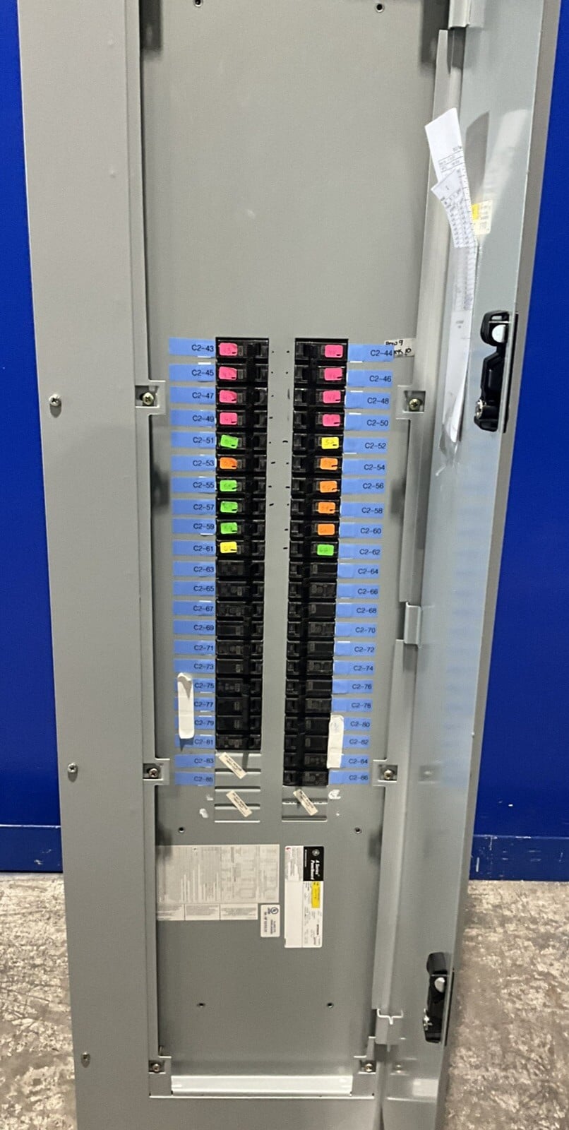 400 Amp. General Electric AQF3484MBX, MLO Panelboard, 120/208 Volts, 3 Phase, 4 Wire (3 available) - Image 5