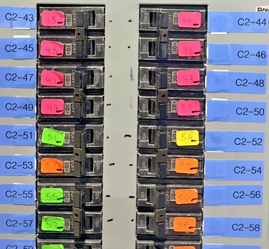 400 Amp. General Electric AQF3484MBX, MLO Panelboard, 120/208 Volts, 3 Phase, 4 Wire (3 available) - Image 7