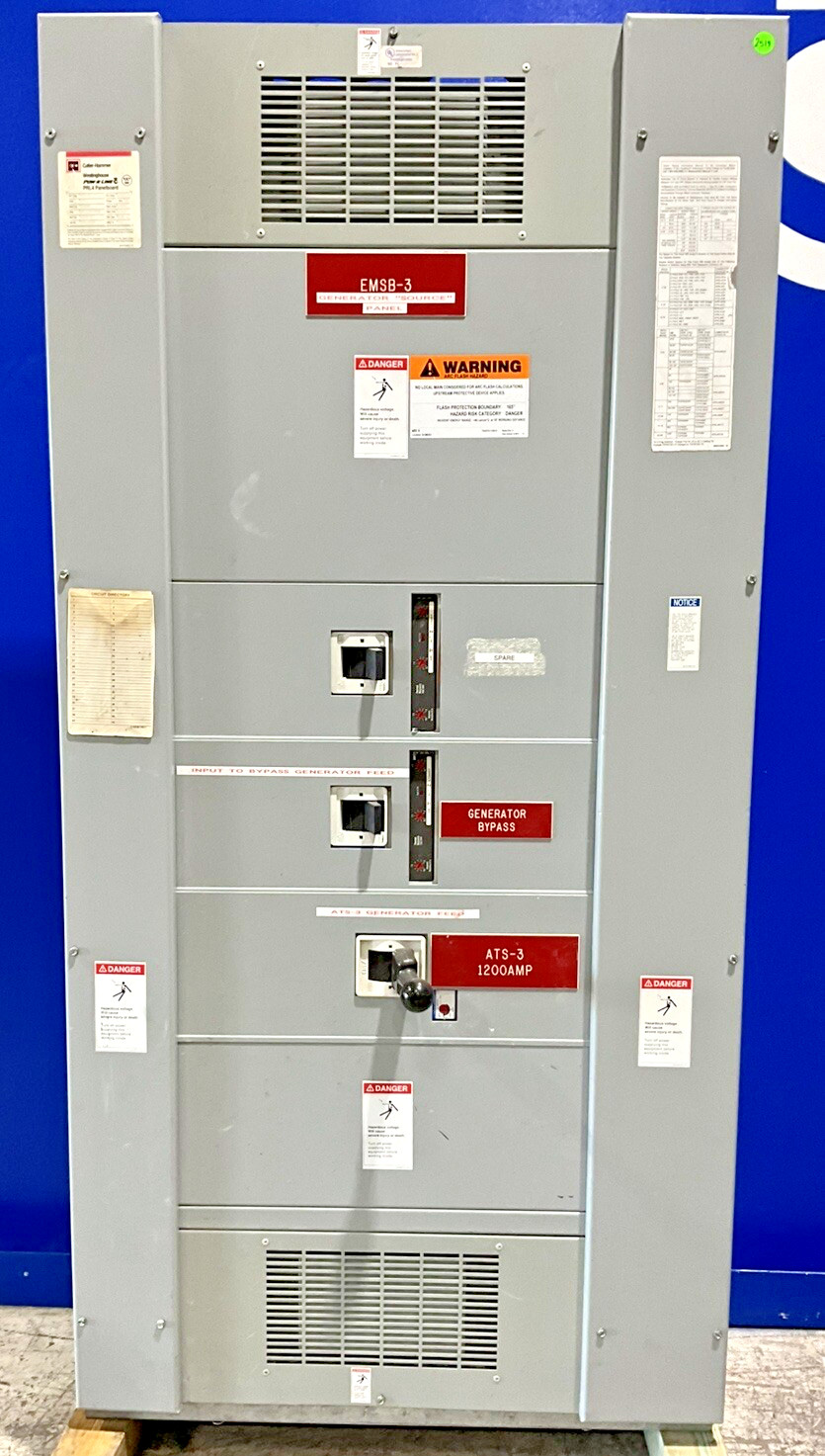 1200 Amp. Cutler-Hammer BX3673, Panelboard, 480Y/277 Volts, 3 Phase, 3 Wire - Image 3