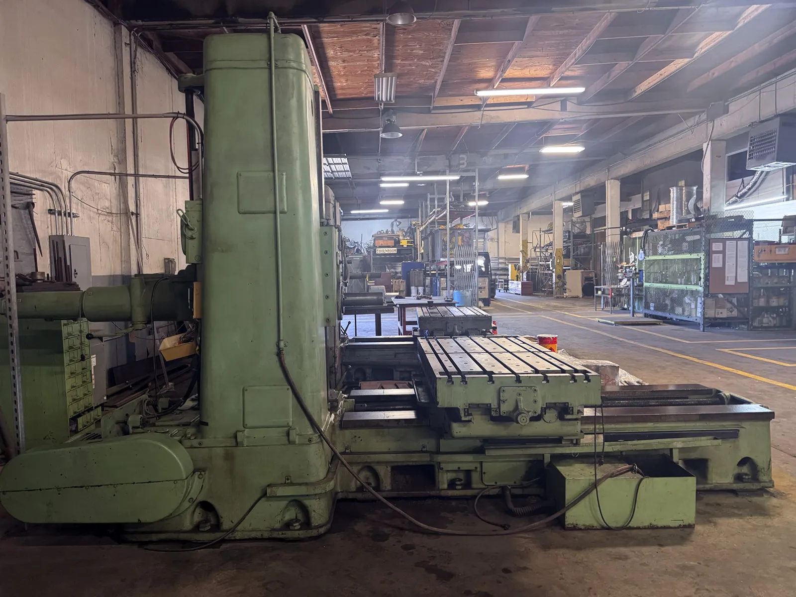 3" Giddings & Lewis #M-1333-9-168II, table type horizontal boring mill, 74" x36" tbl., 60" X, 48" Y, 48" Z - Image 6