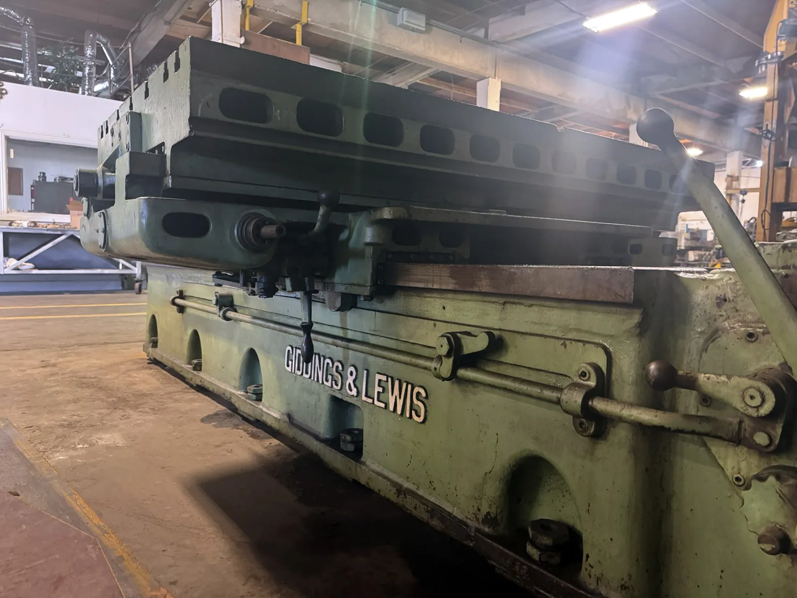3" Giddings & Lewis #M-1333-9-168II, table type horizontal boring mill, 74" x36" tbl., 60" X, 48" Y, 48" Z - Image 7