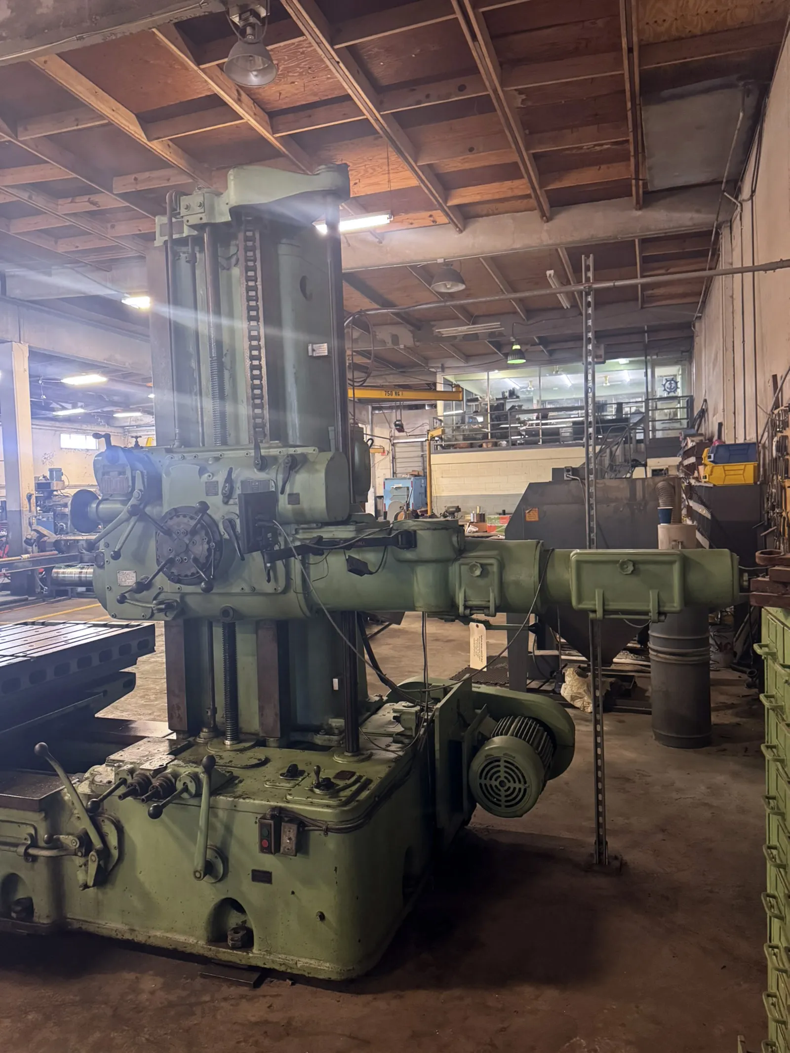 3" Giddings & Lewis #M-1333-9-168II, table type horizontal boring mill, 74" x36" tbl., 60" X, 48" Y, 48" Z - Image 8