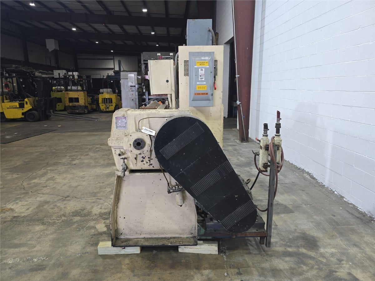 2.5" Davis Standard #Thermatic-250S, extruder, 24:1 L/D, air cooled, 5 barrel zones, 3 downstream zones, 45" - Image 8