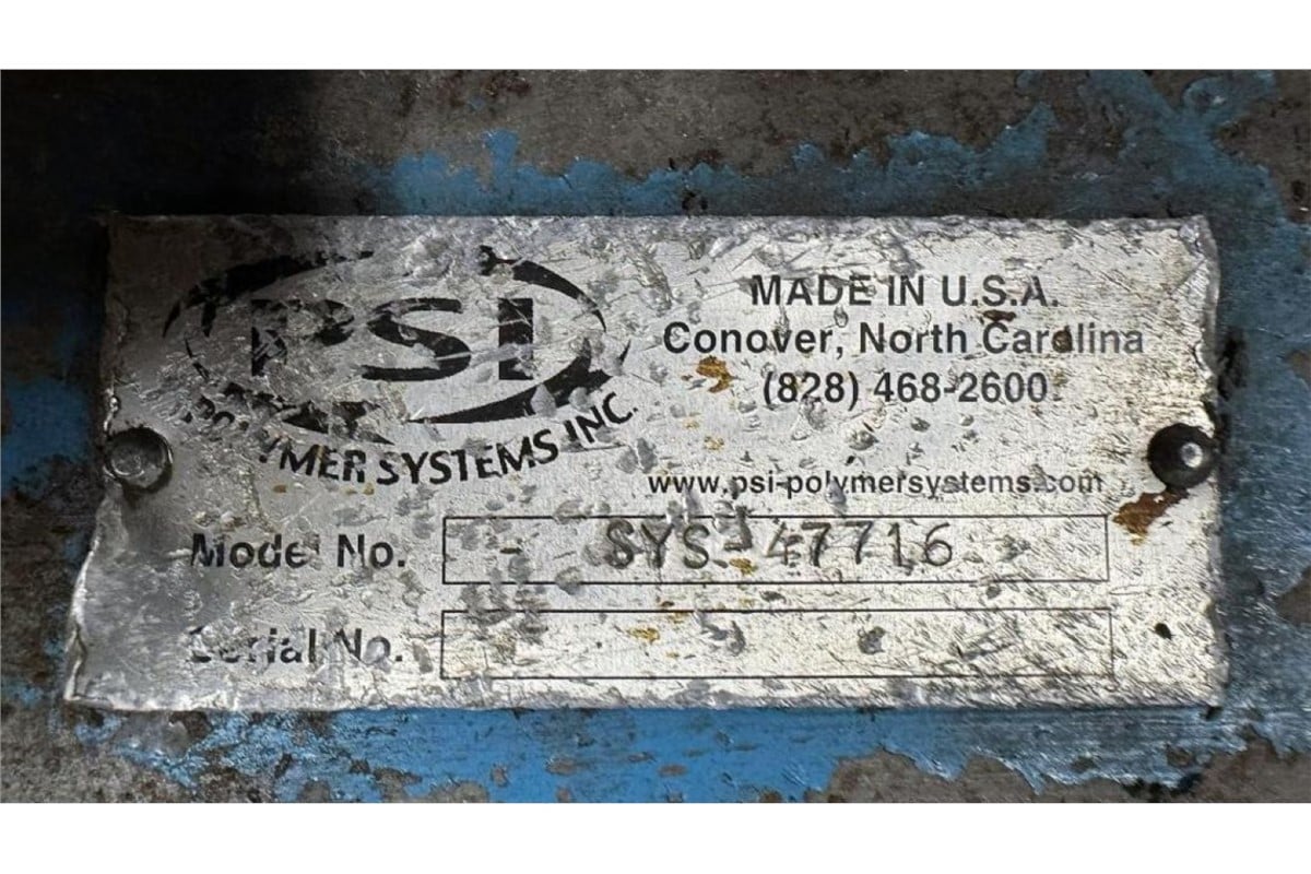 6" Davis Standard #60T, underwater pelletizing line, 32:1 L/D, water cooled barrel, 500 HP AC, PSI gear pump - Image 5