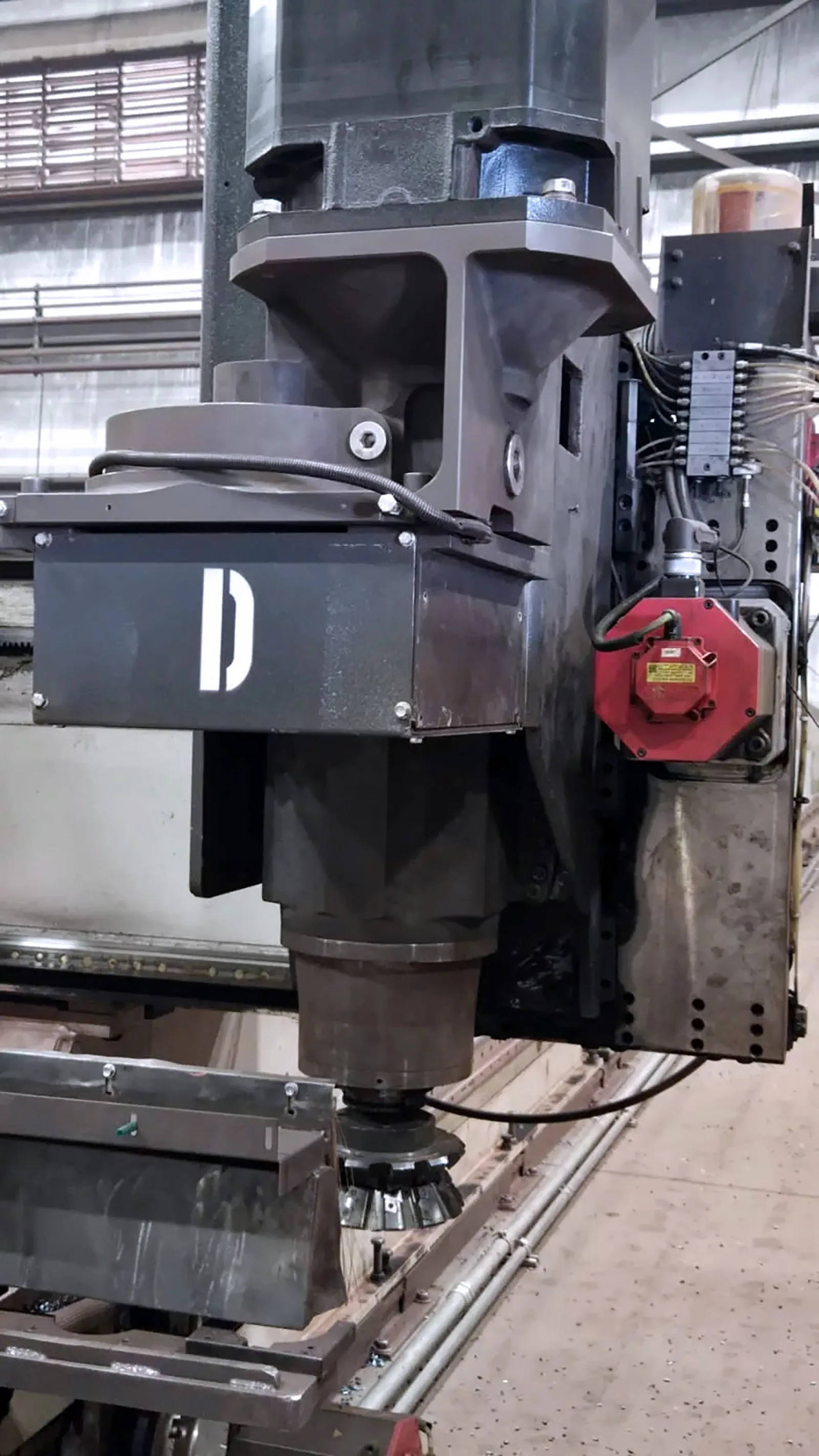 Ficep #Energy-3202GDX Travel, CNC gantry plate drill & mill, 126" plate width, 5.51" thick, 2 spindles - Image 4