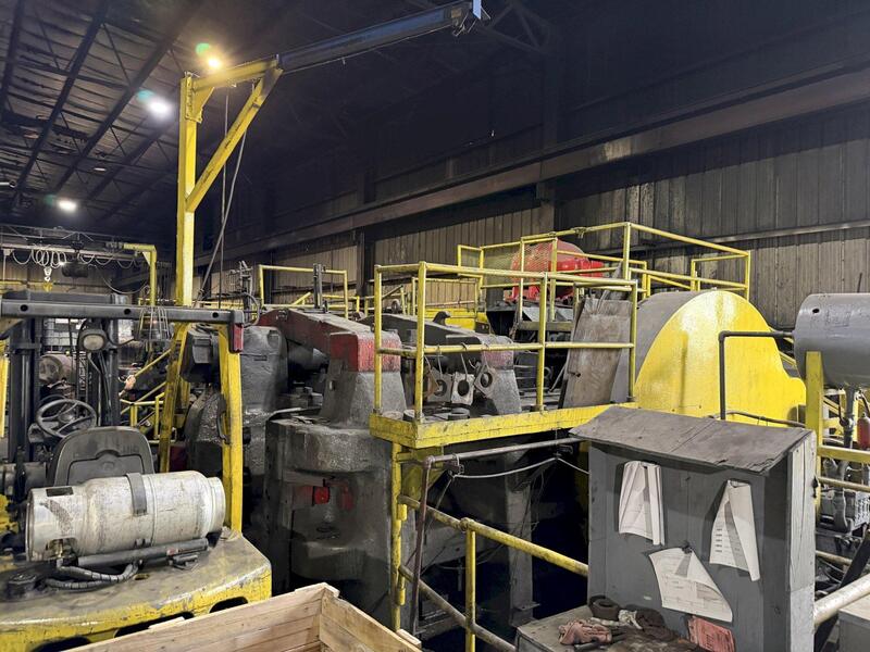 Ajax #7, Upsetter, 2100 ton, 995 ton die closing, 20" stroke, 25 SPM, 9-1/2" die opening, 13" gather, 5-1/2" - Image 3